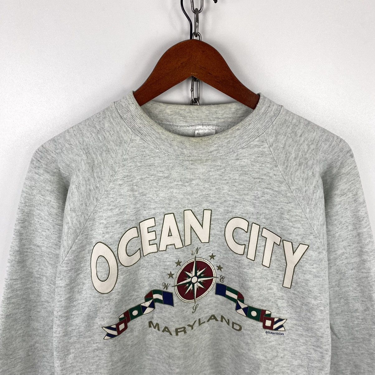 Fruit Of The Loom × Vintage VTG Ocean City Maryland Sweatshirt Made in USA Size XL Size US XL / EU 56 / 4 - 2 Thumbnail