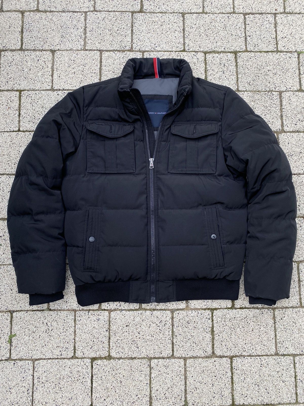 image of Tommy Hilfiger New Collection Down Jacket in Black, Men's (Size XL)