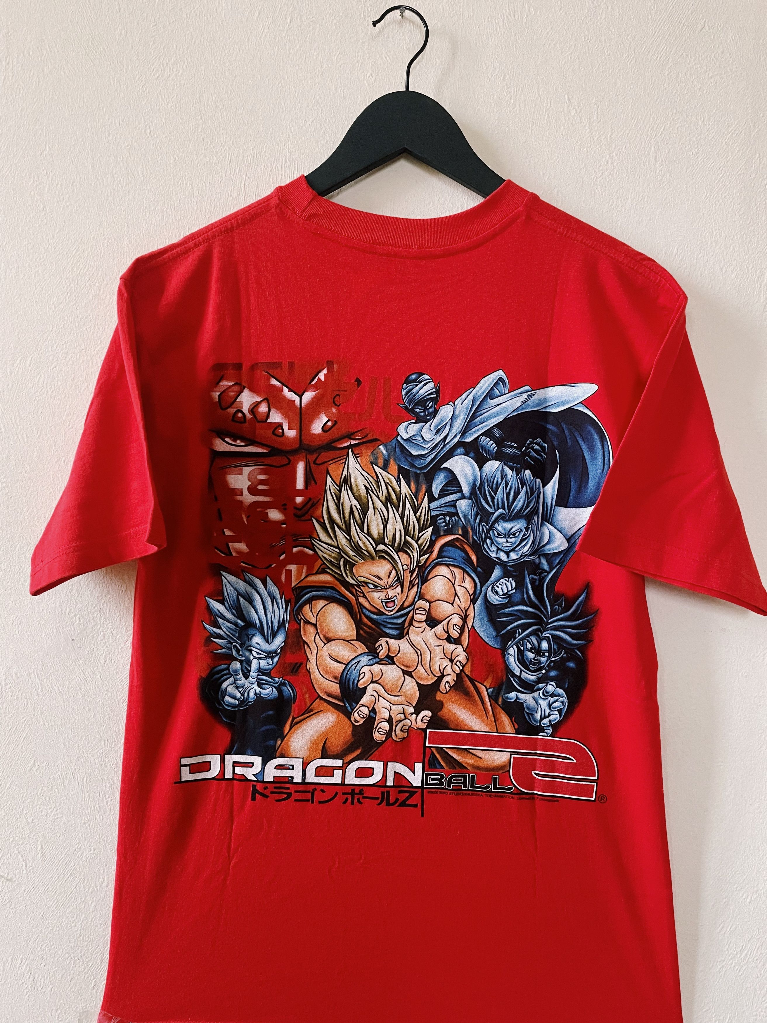 Anime × Japanese Brand × Vintage Vintage 2000 Y2K Dragon Ball Z Licensed T-shirt Red Size US M / EU 48-50 / 2 - 1 Thumbnail