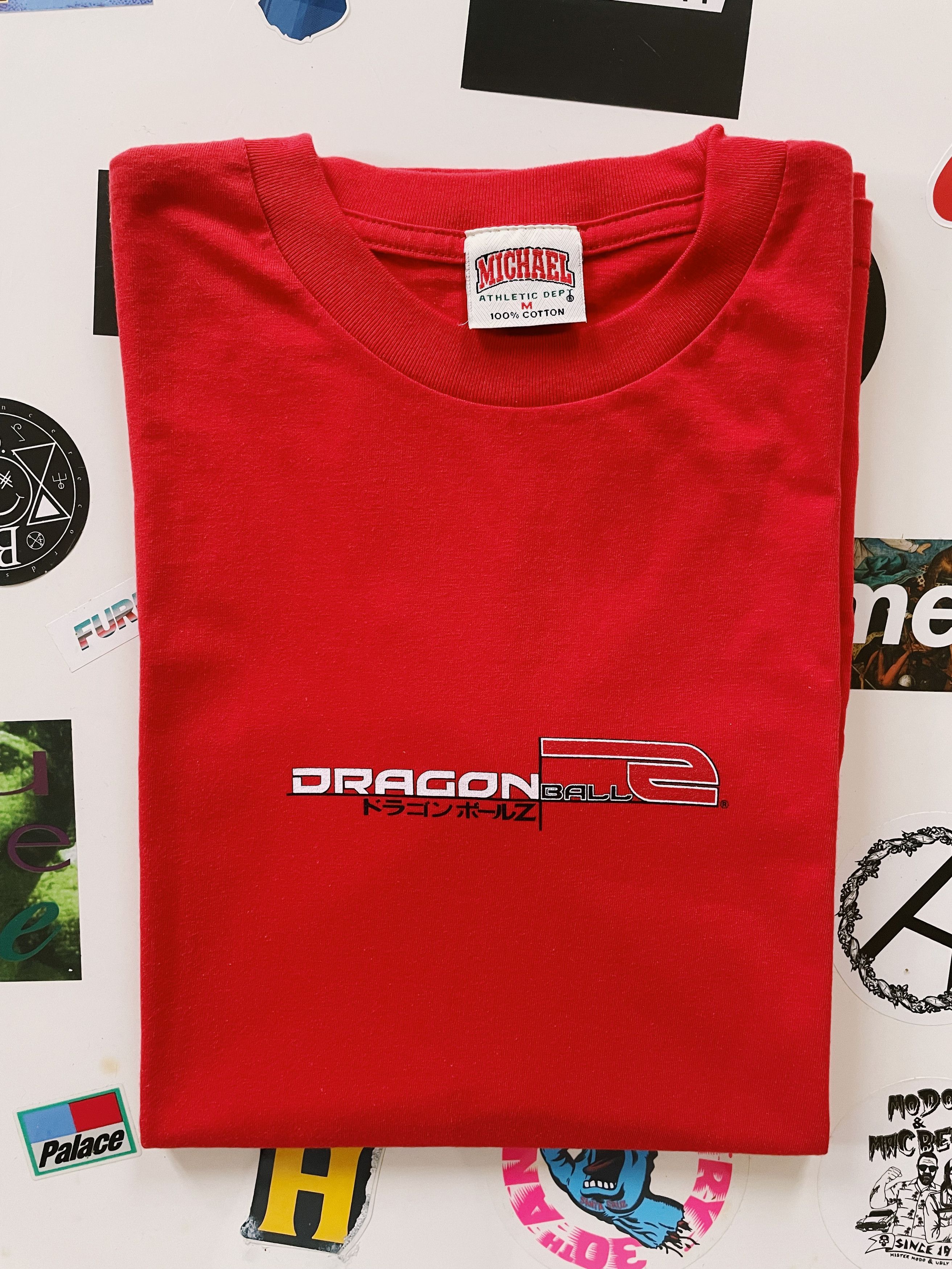 Anime × Japanese Brand × Vintage Vintage 2000 Y2K Dragon Ball Z Licensed T-shirt Red Size US M / EU 48-50 / 2 - 7 Thumbnail