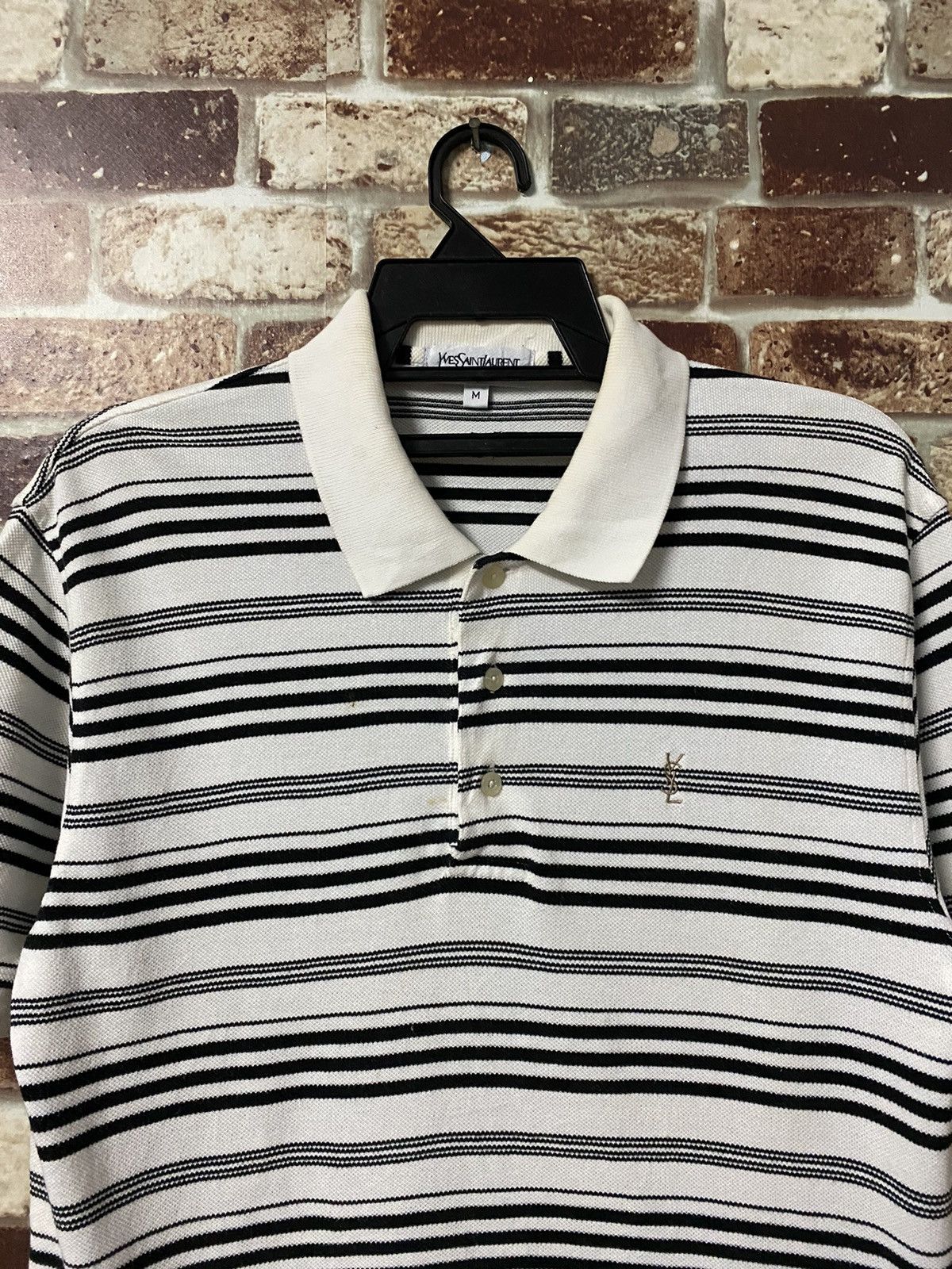 Yves Saint Laurent YSL POUR HOMME POLO SHIRT Size US M / EU 48-50 / 2 - 3 Thumbnail