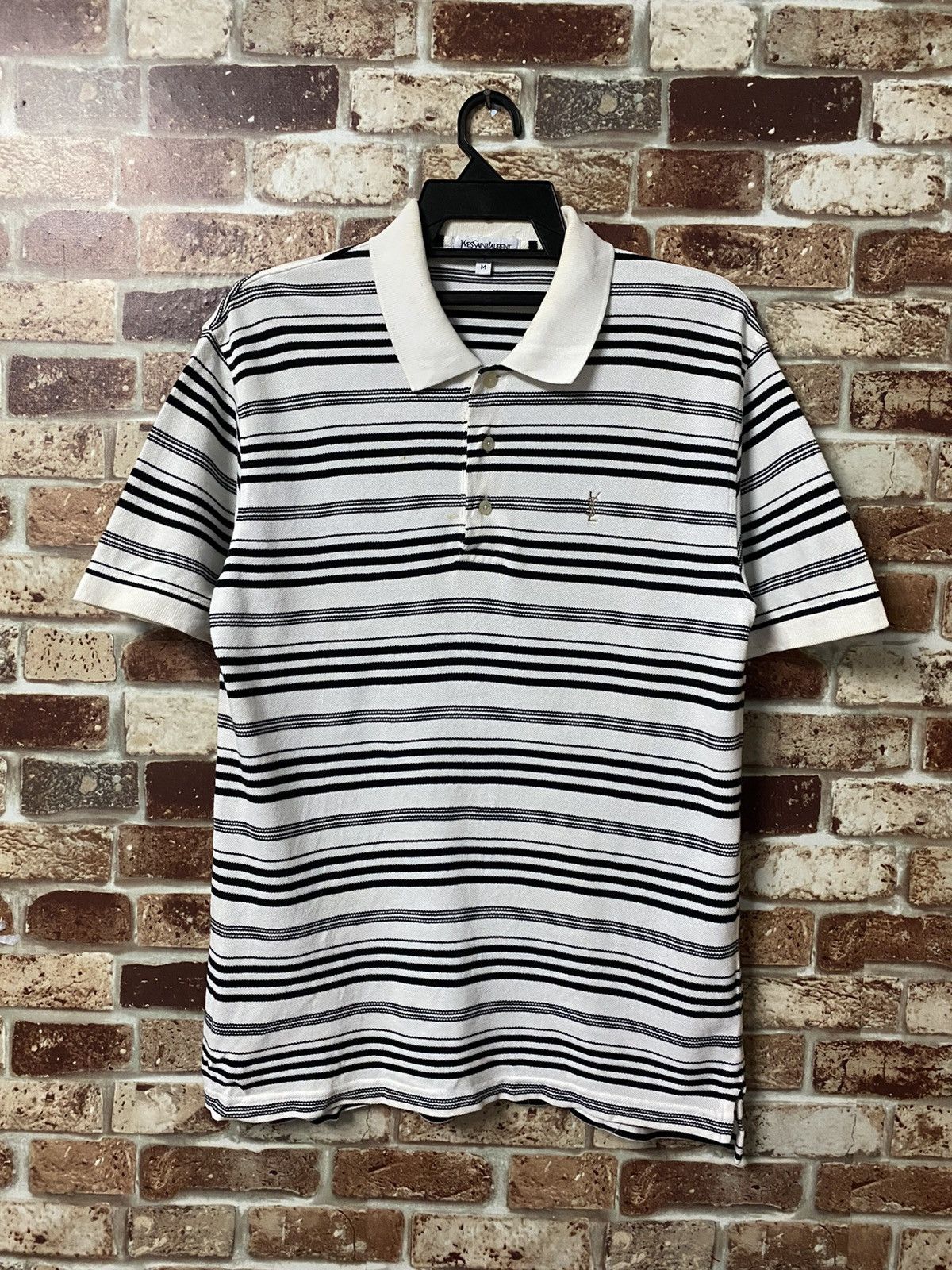 Yves Saint Laurent YSL POUR HOMME POLO SHIRT Size US M / EU 48-50 / 2 - 1 Thumbnail