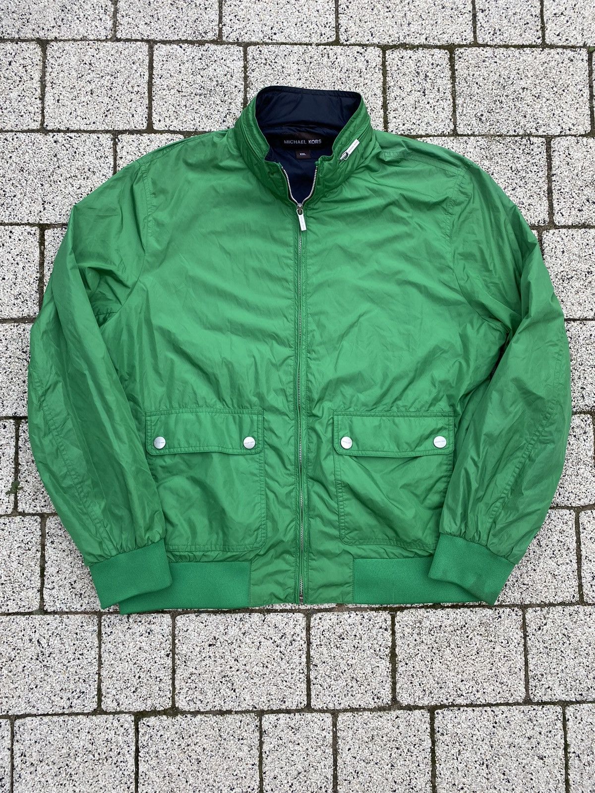 image of Michael Kors Light Nylon Jacket Like Prada in Green, Men's (Size 2XL)