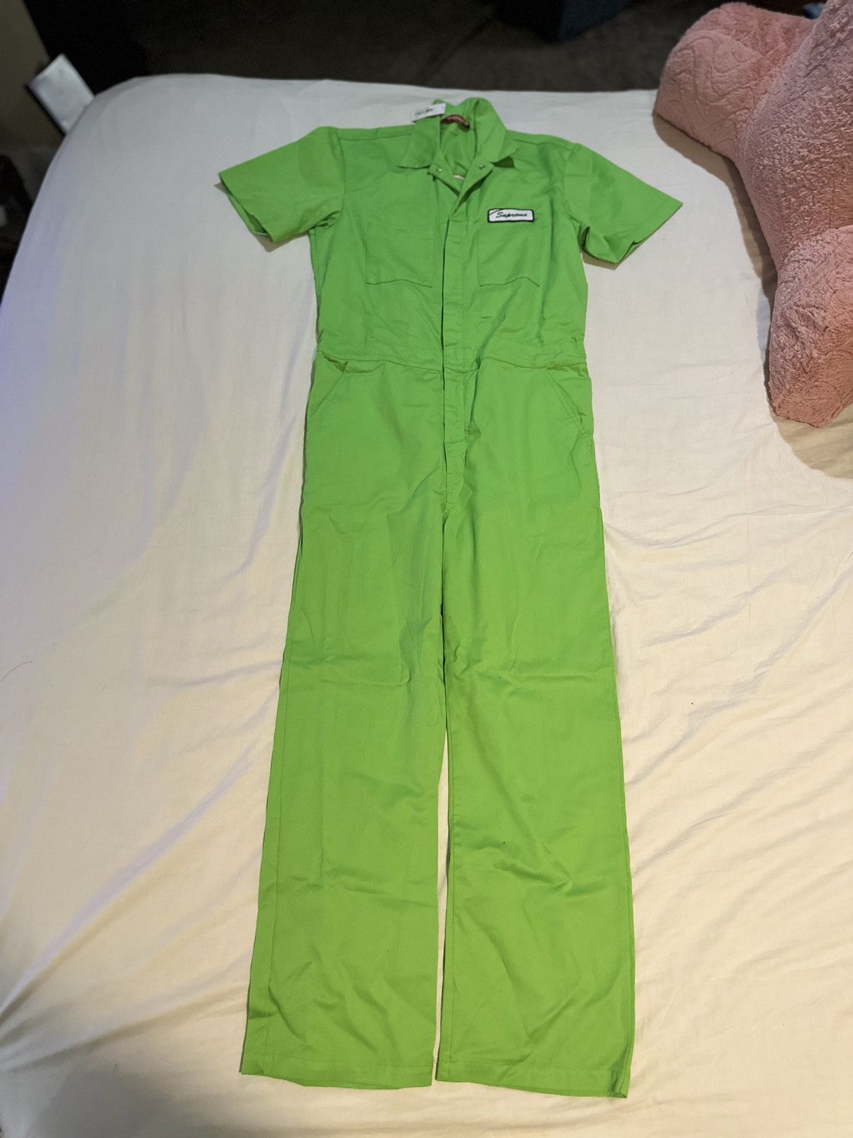 Lamborghini × Supreme Supreme Automobili Lamborghini Coverall Lime