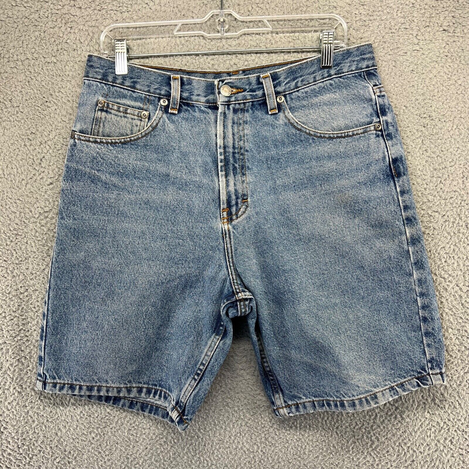 Vintage Vintage Members Mark Jean Shorts Mens 36 Blue Denim Jorts Faded ...