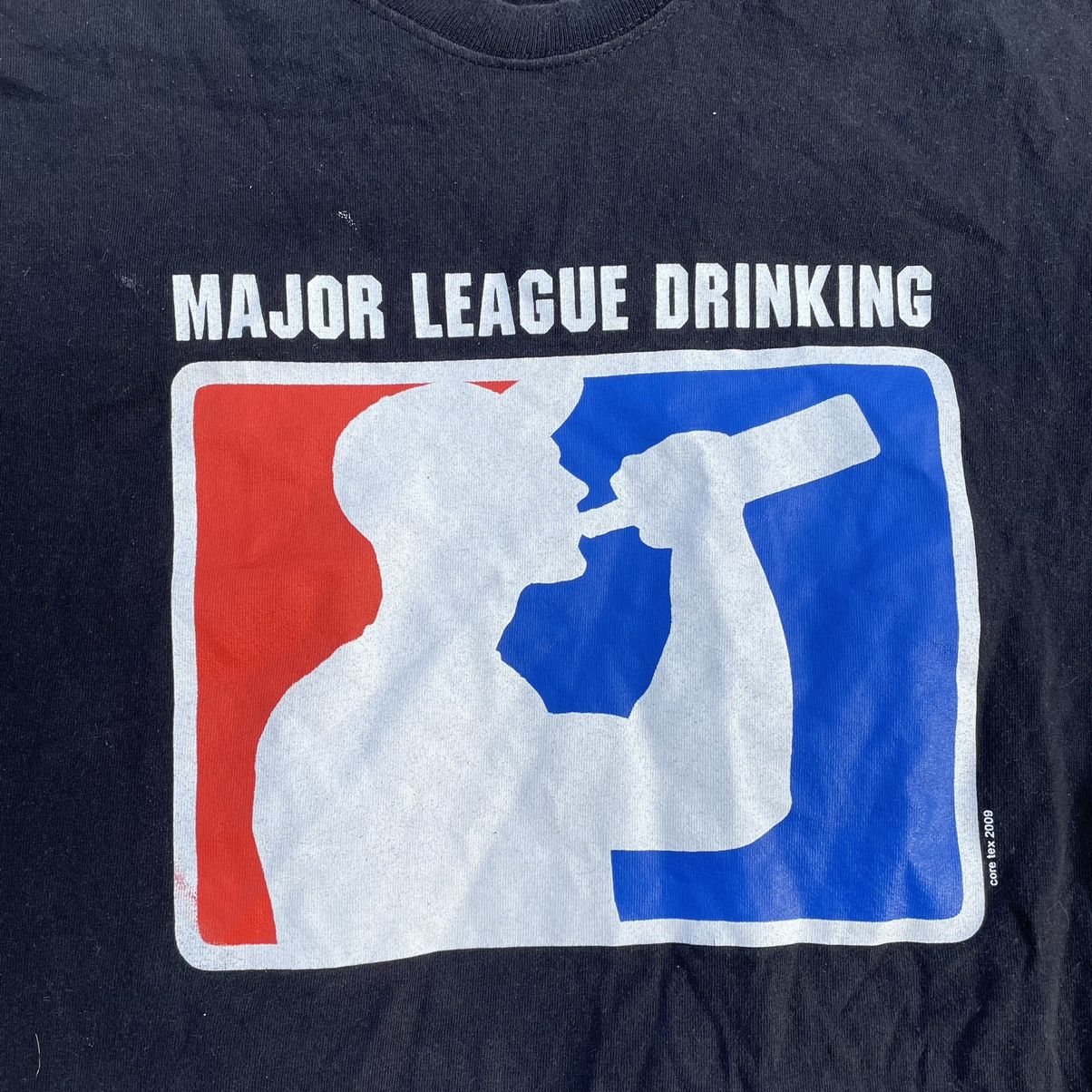 Vintage Vintage 90s Major League Drinking Graphic Tee Streetwear XL Size US XL / EU 56 / 4 - 4 Thumbnail