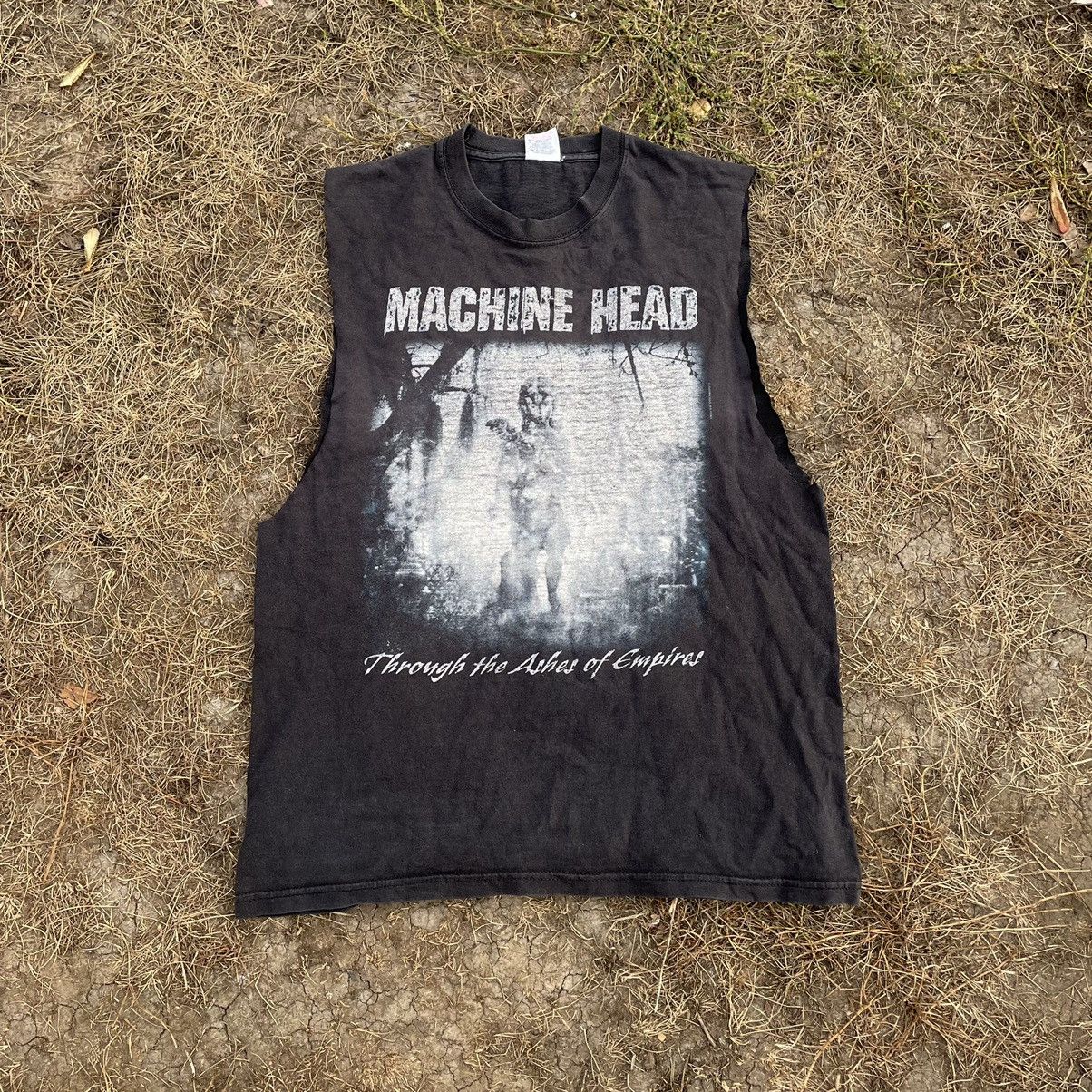 Vintage Vintage 90s Y2K Faded Faded Machine Horror Band L Size US L / EU 52-54 / 3 - 1 Thumbnail