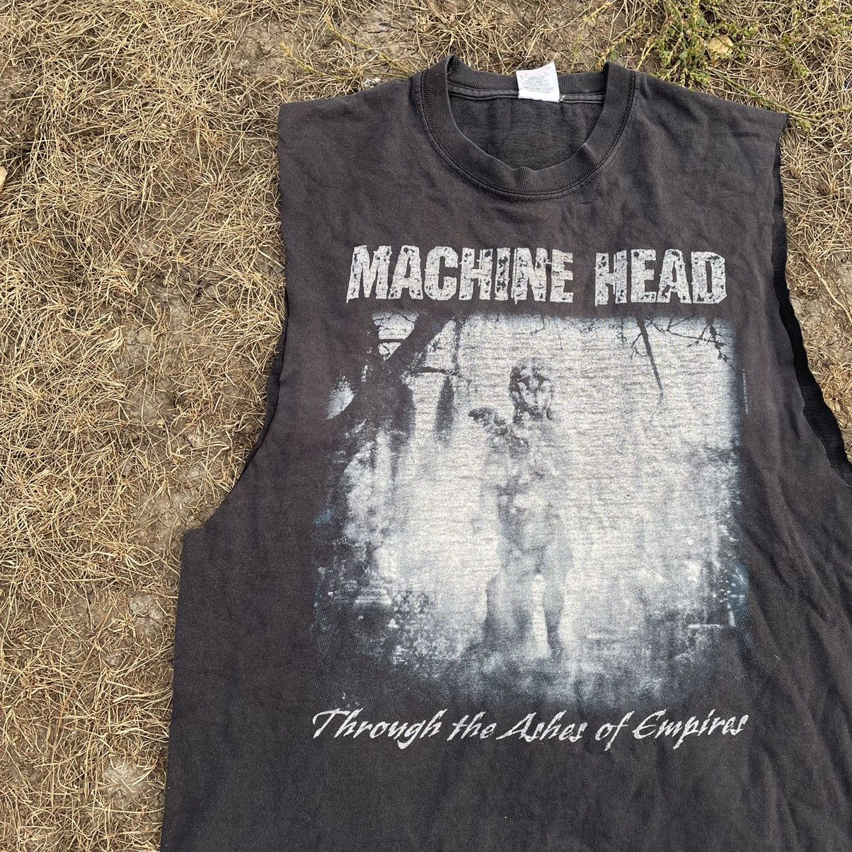 Vintage Vintage 90s Y2K Faded Faded Machine Horror Band L Size US L / EU 52-54 / 3 - 4 Thumbnail