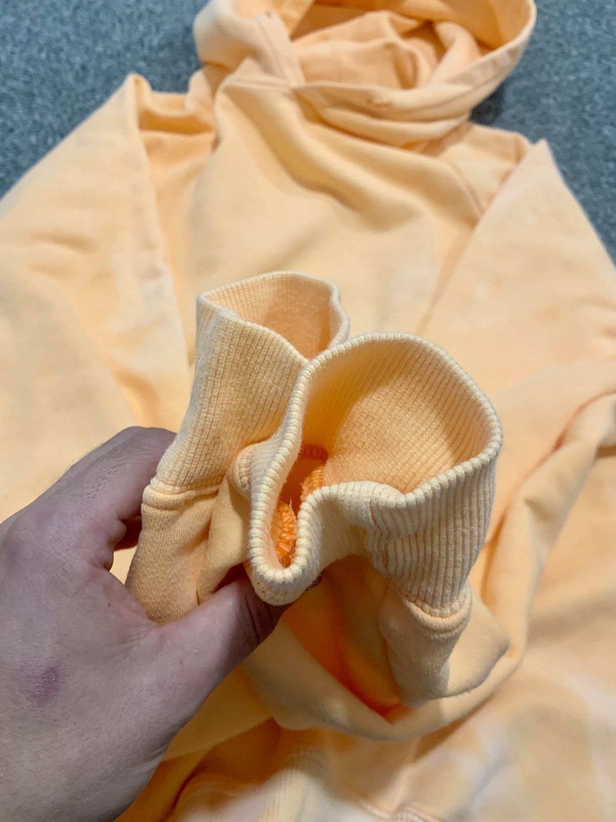 Vintage Pastel Orange Sun Faded Heavyweight Vintage Hoodie Size US L / EU 52-54 / 3 - 3 Thumbnail