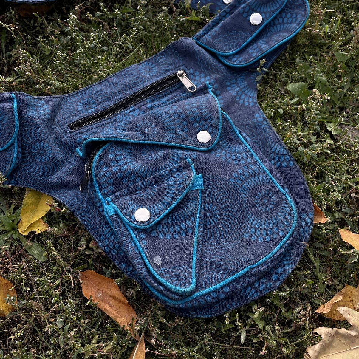 Vintage Vintage Y2K Denim Crossbody Bag Multiple Pockets Streetwear Size ONE SIZE - 3 Thumbnail