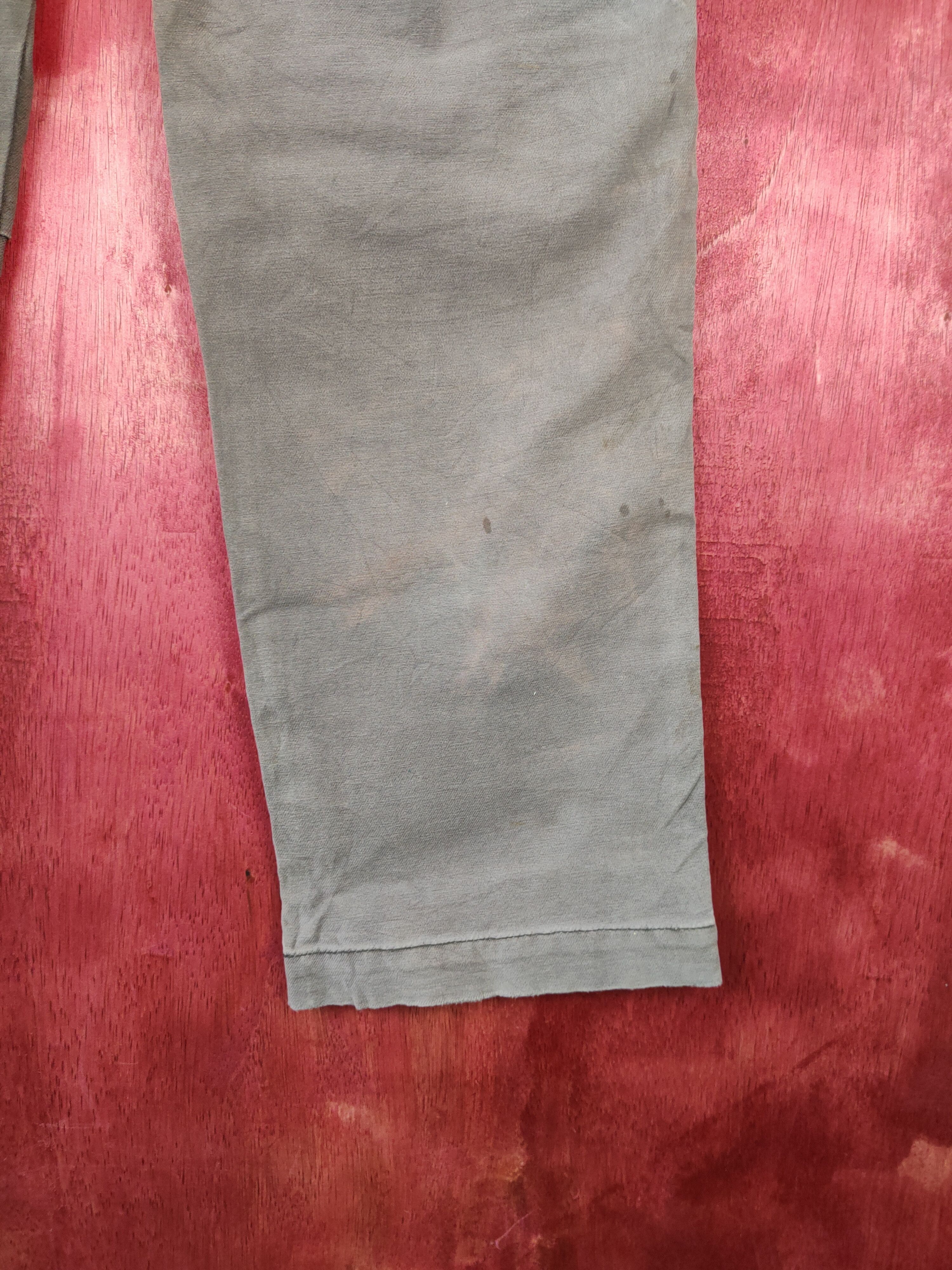 Faded Glory I'z Frontier Dark Gray Faded thrashed Cargo Pants #S589 Size US 35 - 14 Thumbnail