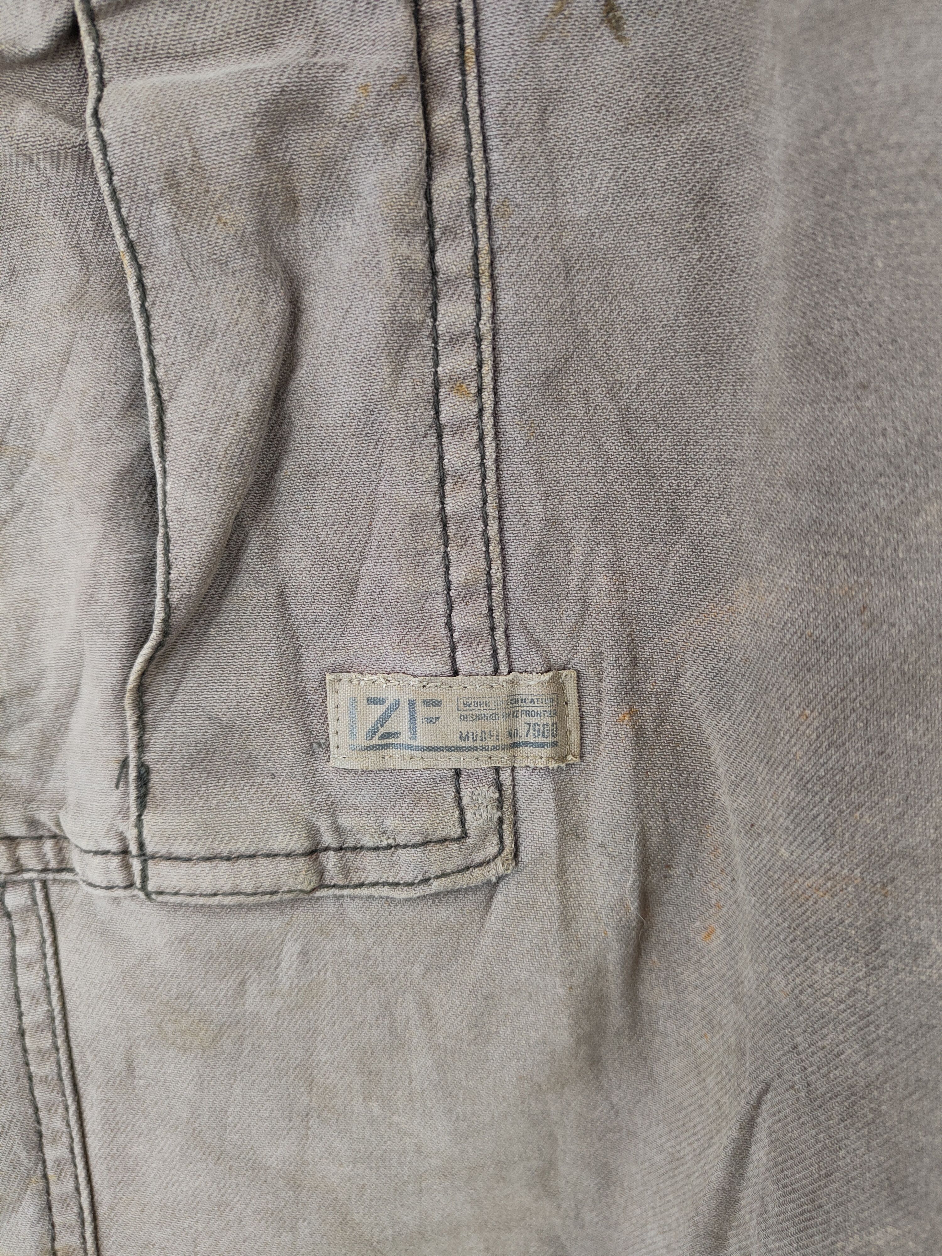 Faded Glory I'z Frontier Dark Gray Faded thrashed Cargo Pants #S589 Size US 35 - 4 Thumbnail