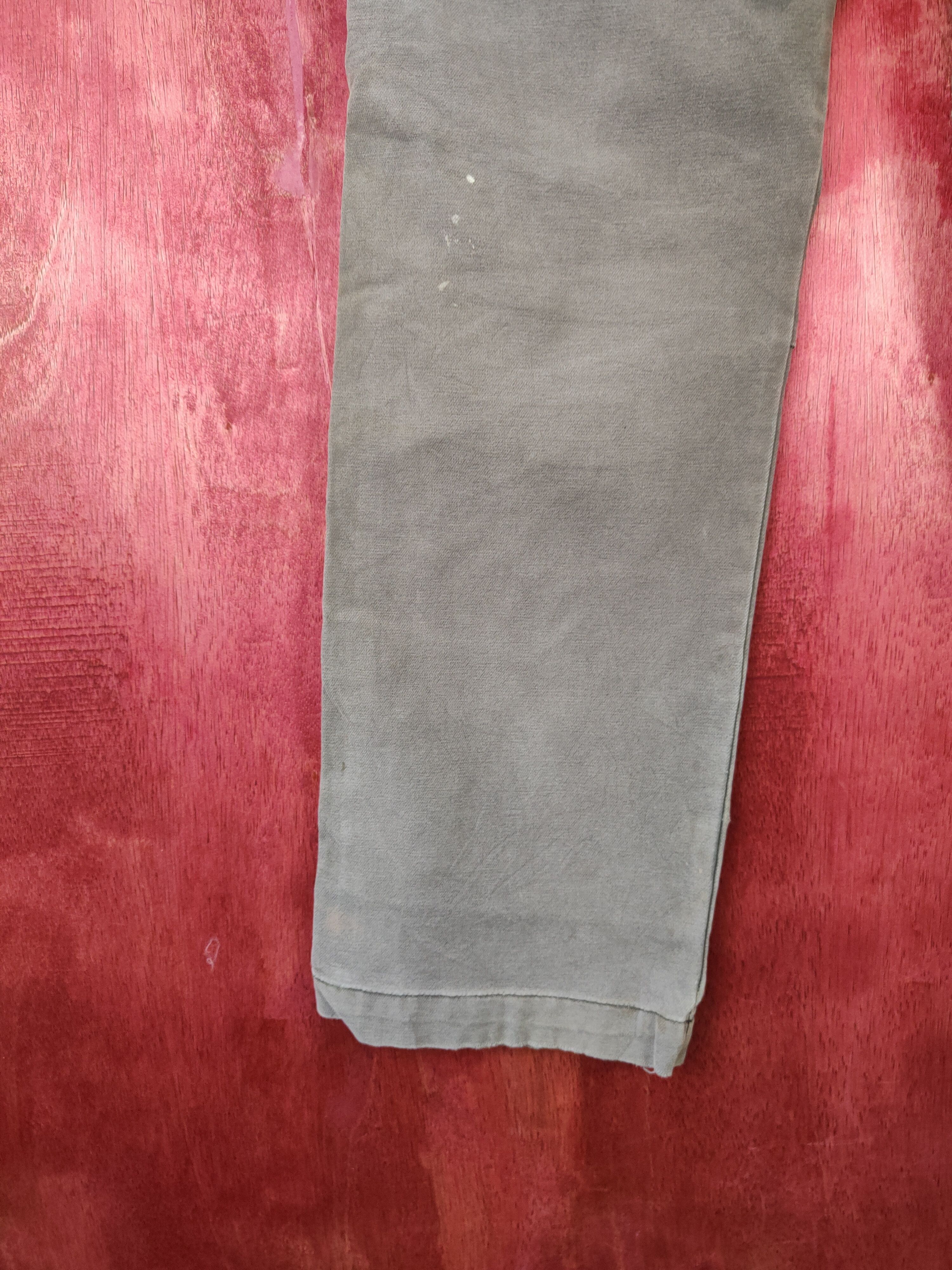 Faded Glory I'z Frontier Dark Gray Faded thrashed Cargo Pants #S589 Size US 35 - 12 Thumbnail