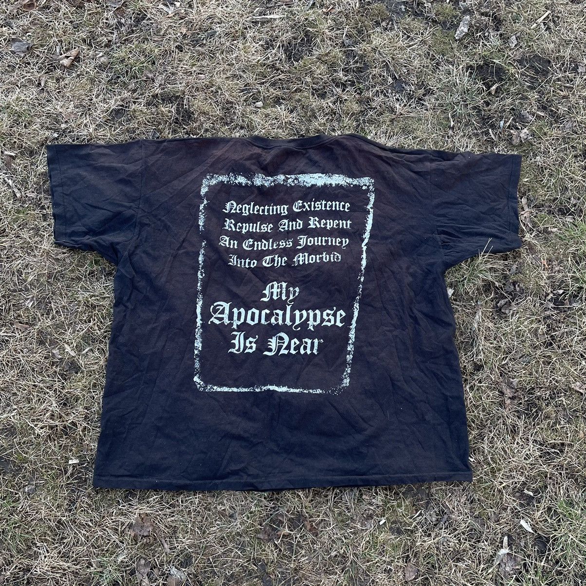 Vintage Vintage 90s Arch Enemy Graphic Tee Dark Metal Grunge Slim XL Size US XL / EU 56 / 4 - 6 Thumbnail