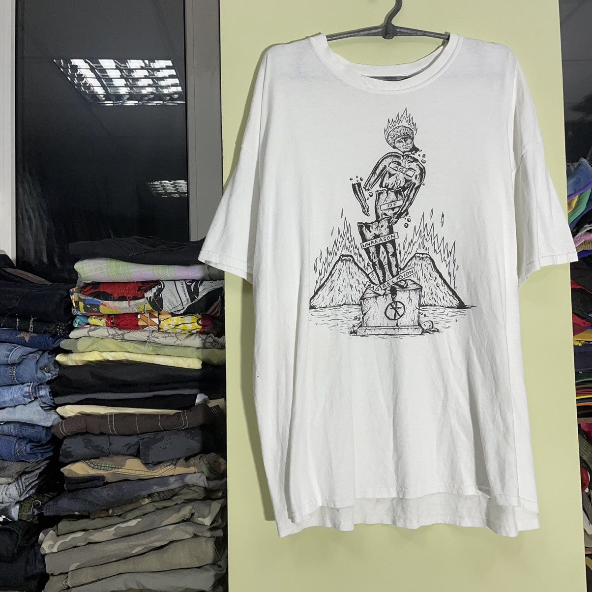 Vintage Vintage Y2K Graphic Tee Occult Art Grunge Punk Wide Leg XXL Size US XXL / EU 58 / 5 - 3 Thumbnail