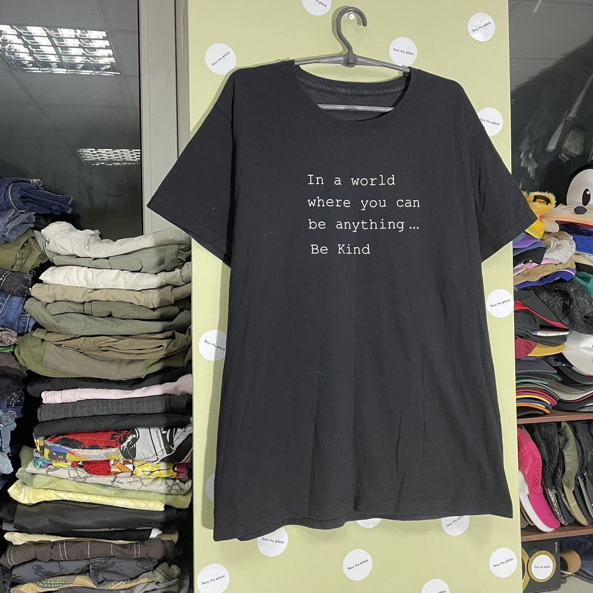 Vintage Vintage Y2K Sun Faded Graphic Tee Inspirational Quote Black Size US L / EU 52-54 / 3 - 3 Thumbnail