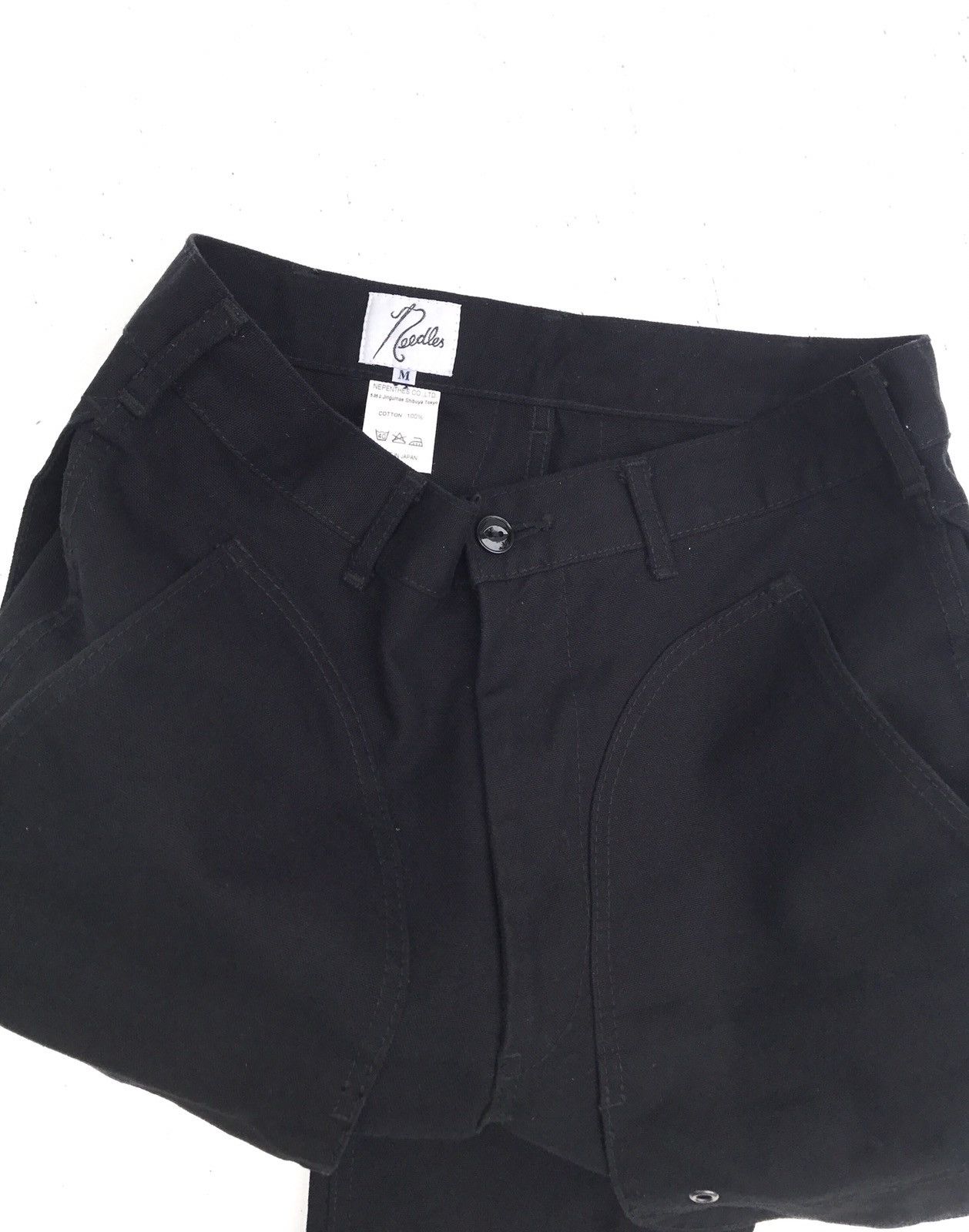 Needles Needles Black Cargo Parachute Pant Streetwear Japanese Brand Size US 31 - 11 Thumbnail