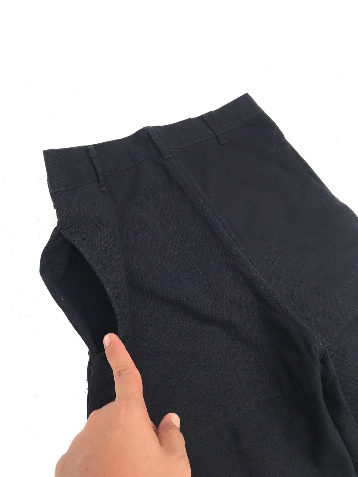 Needles Needles Black Cargo Parachute Pant Streetwear Japanese Brand Size US 31 - 8 Thumbnail