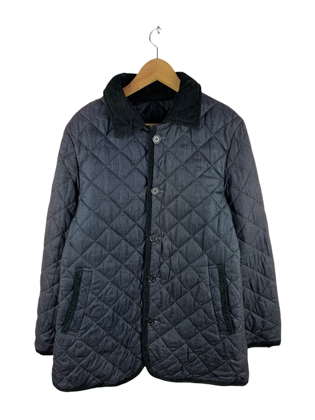 Vintage Abahouse Quilted Corduroy Jacket