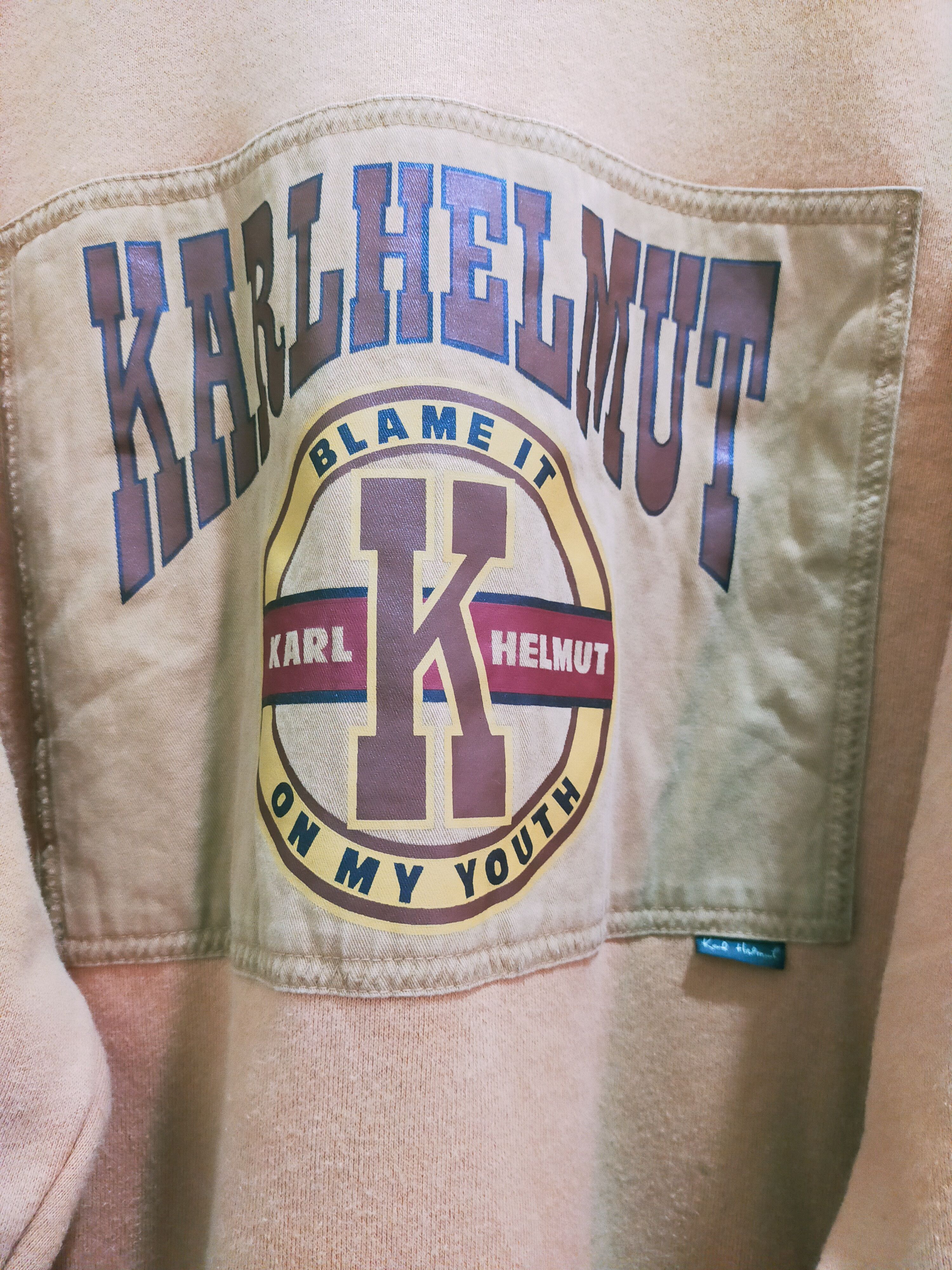 Japanese Brand Karl Helmut Patches Sweatshirt Size US L / EU 52-54 / 3 - 2 Thumbnail
