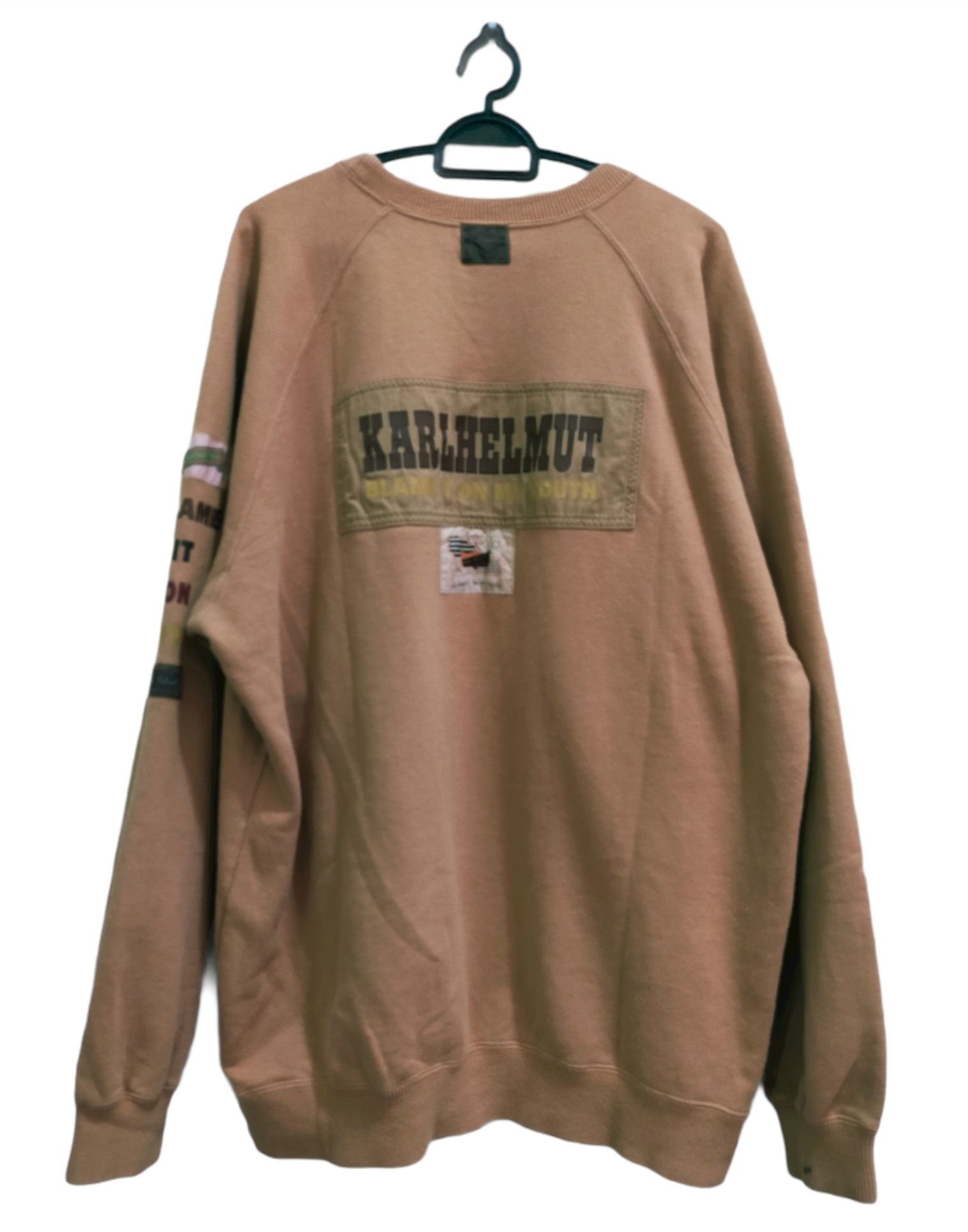 Japanese Brand Karl Helmut Patches Sweatshirt Size US L / EU 52-54 / 3 - 7 Thumbnail