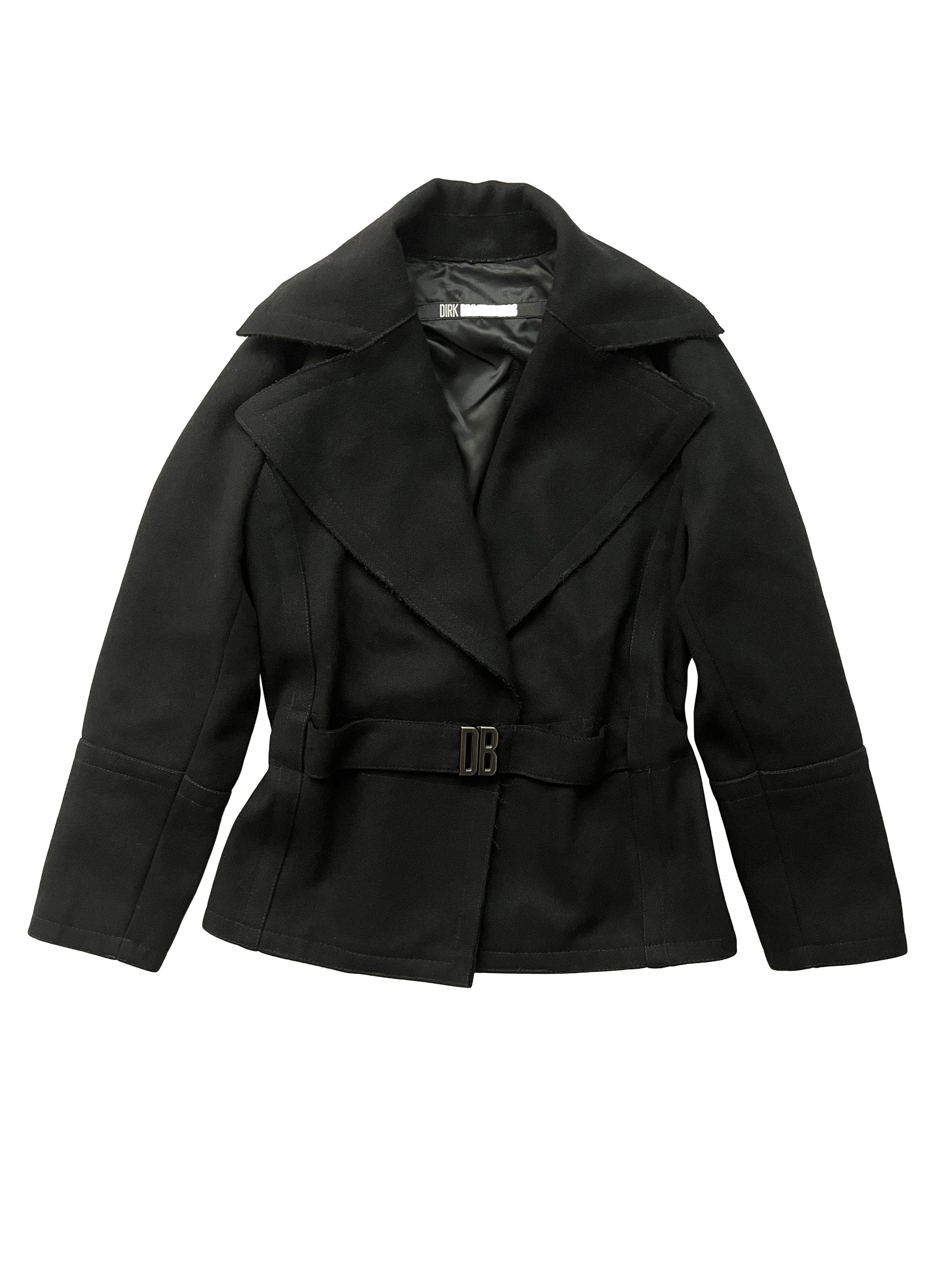 image of 1990's Dirk Bikkembergs Black Blazer Jacket, Women's (Size Medium)
