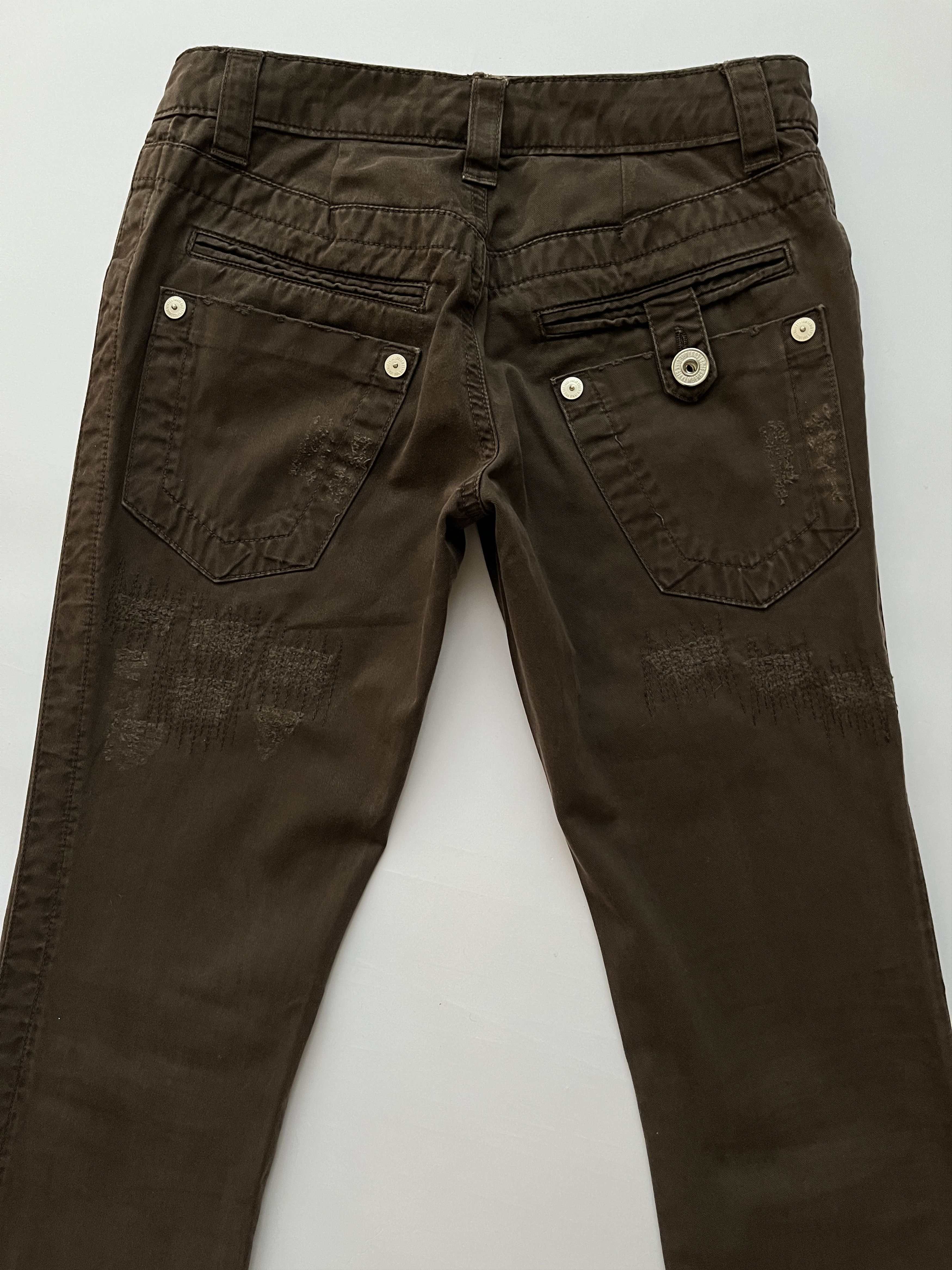 Dirk Bikkembergs ⚡️QUICK SALE⚡️1990's Dirk Bikkembergs Distressed Jeans Pants Size 26" / US 2 / IT 38 - 3 Thumbnail