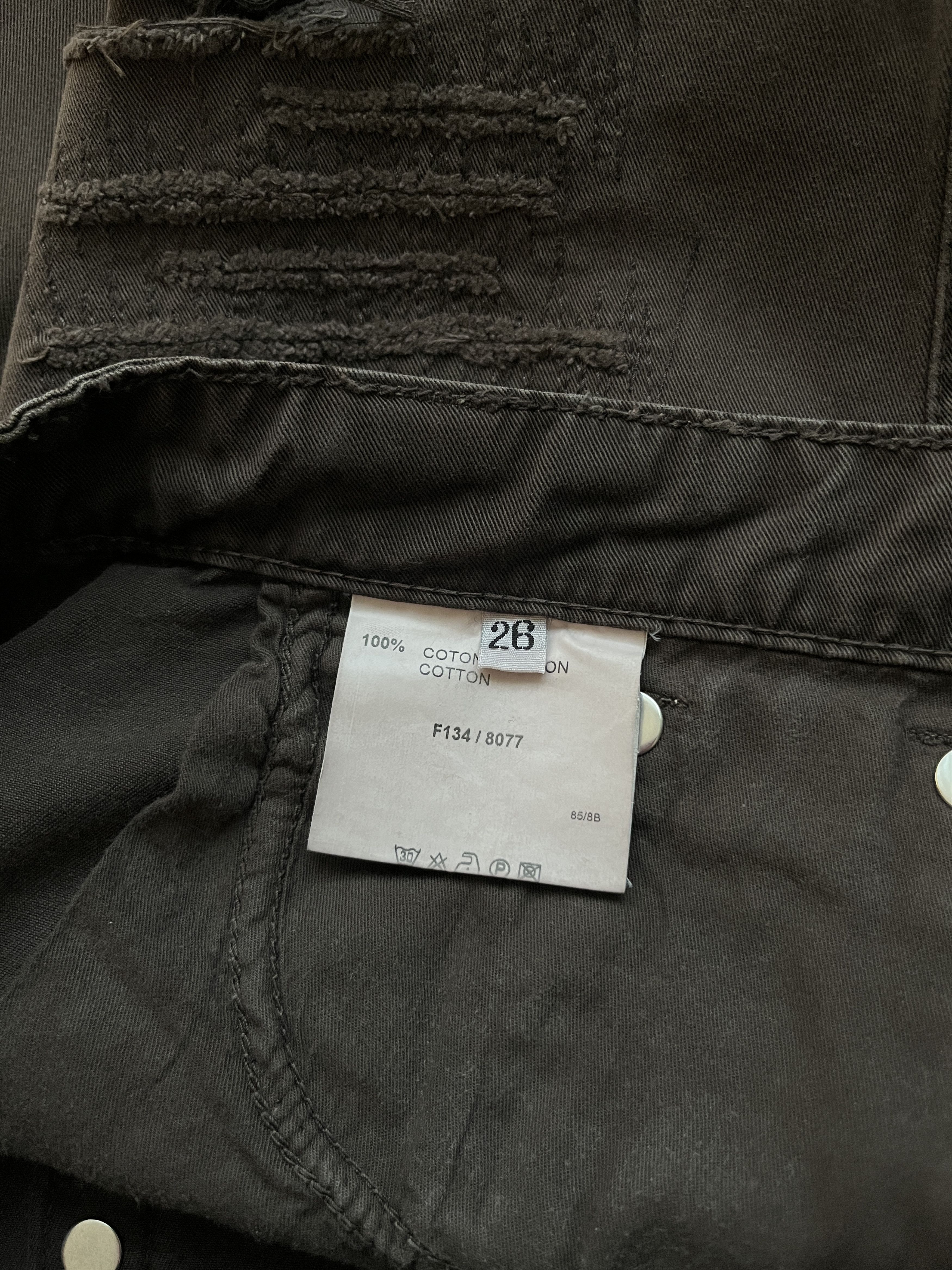 Dirk Bikkembergs ⚡️QUICK SALE⚡️1990's Dirk Bikkembergs Distressed Jeans Pants Size 26" / US 2 / IT 38 - 6 Thumbnail