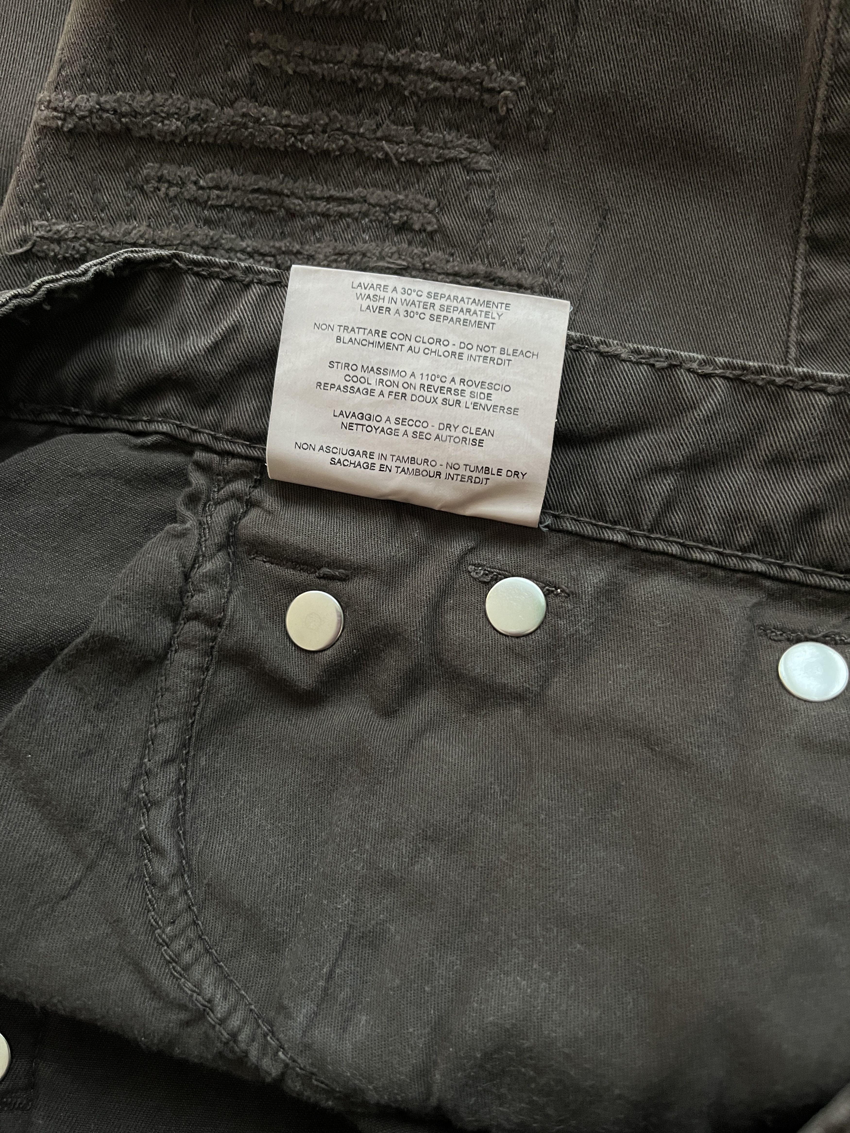 Dirk Bikkembergs ⚡️QUICK SALE⚡️1990's Dirk Bikkembergs Distressed Jeans Pants Size 26" / US 2 / IT 38 - 7 Thumbnail