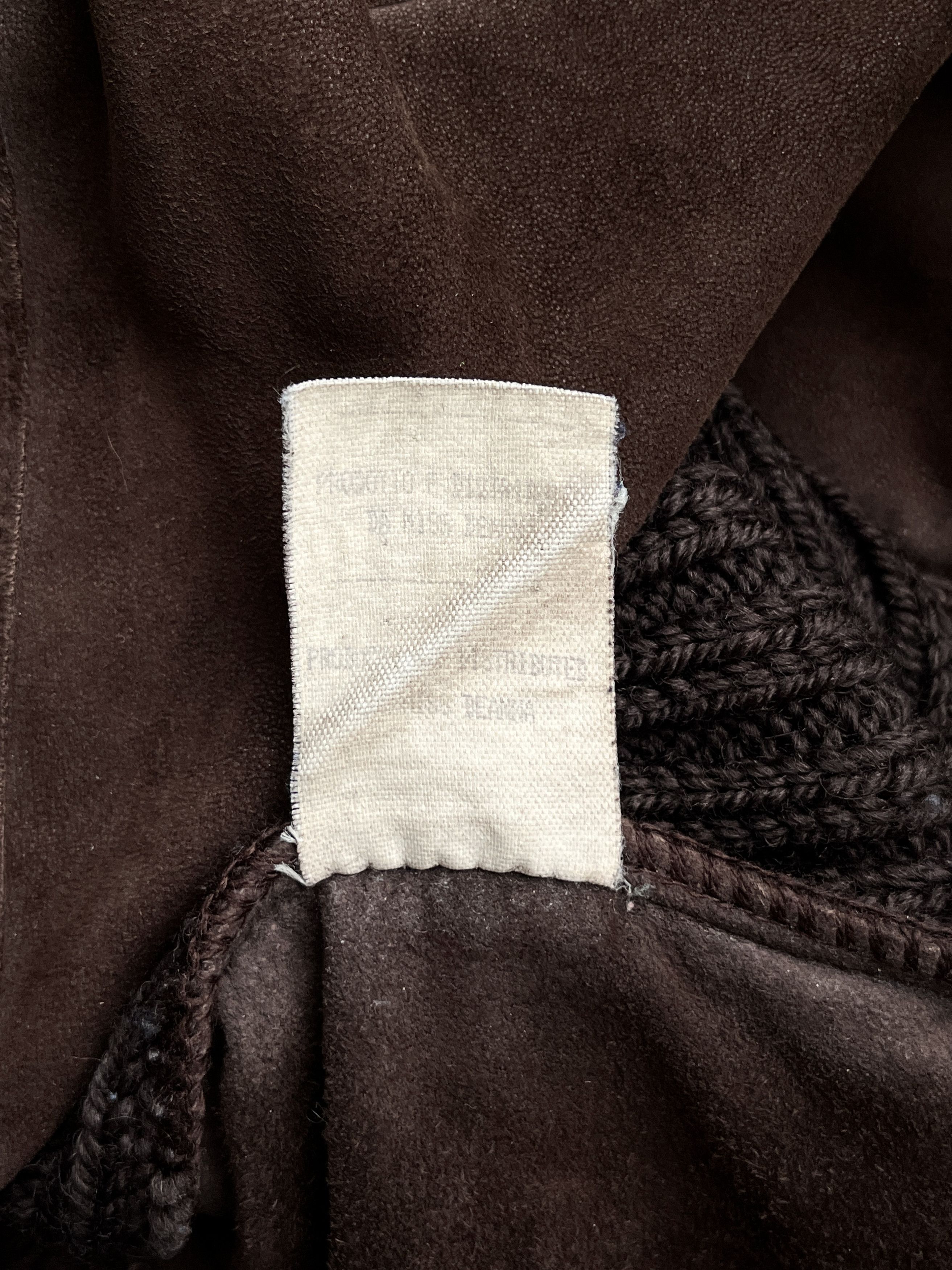 Maison Margiela ⚡️QUICK SALE⚡️1990's Miss Deanna Brown Suede & Knit Cardigan Size M / US 6-8 / IT 42-44 - 4 Thumbnail