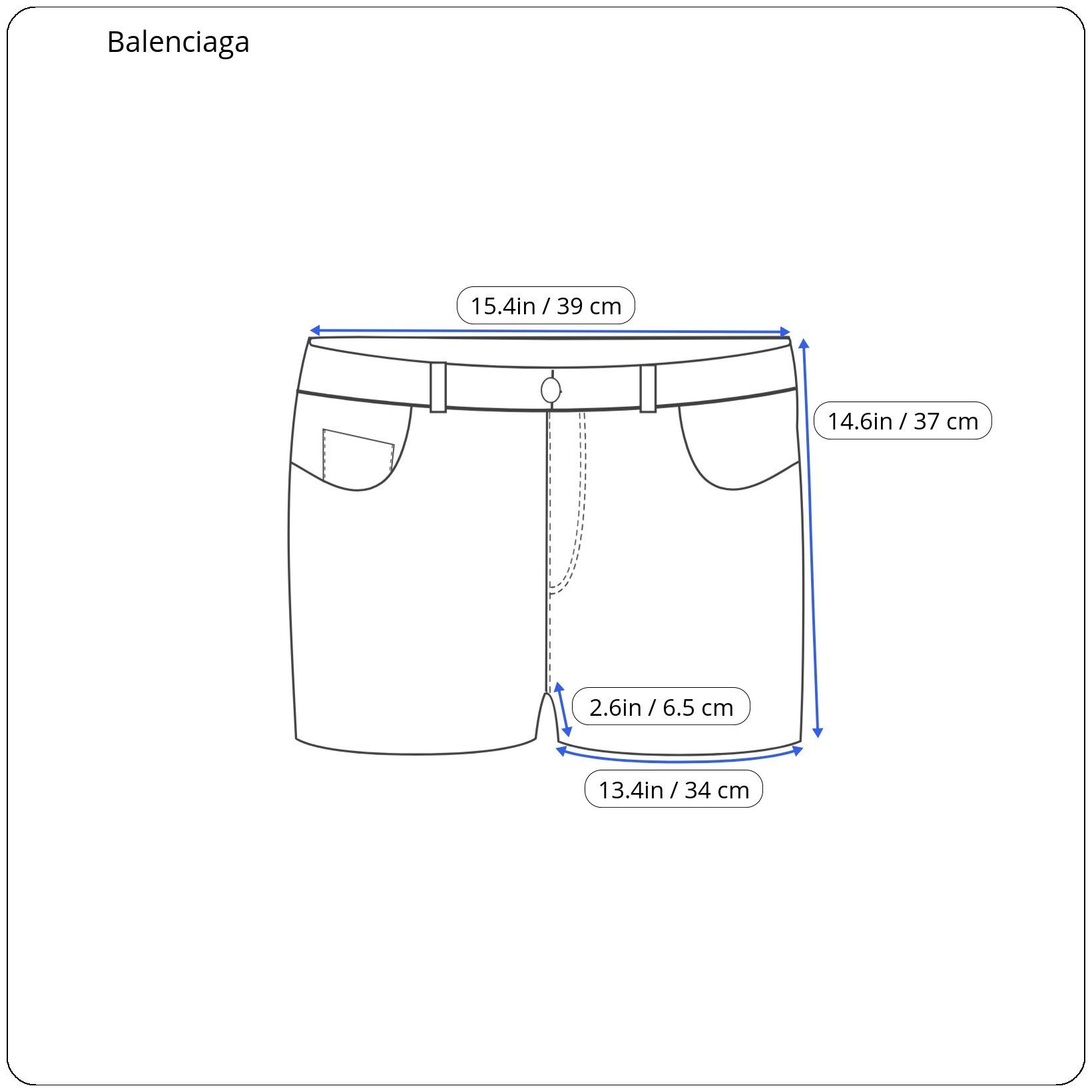 Balenciaga ⚡️QUICK SALE⚡️2011 Balenciaga Nicolas Ghesquière Navy Shorts Size 30" / US 8 / IT 44 - 7 Thumbnail