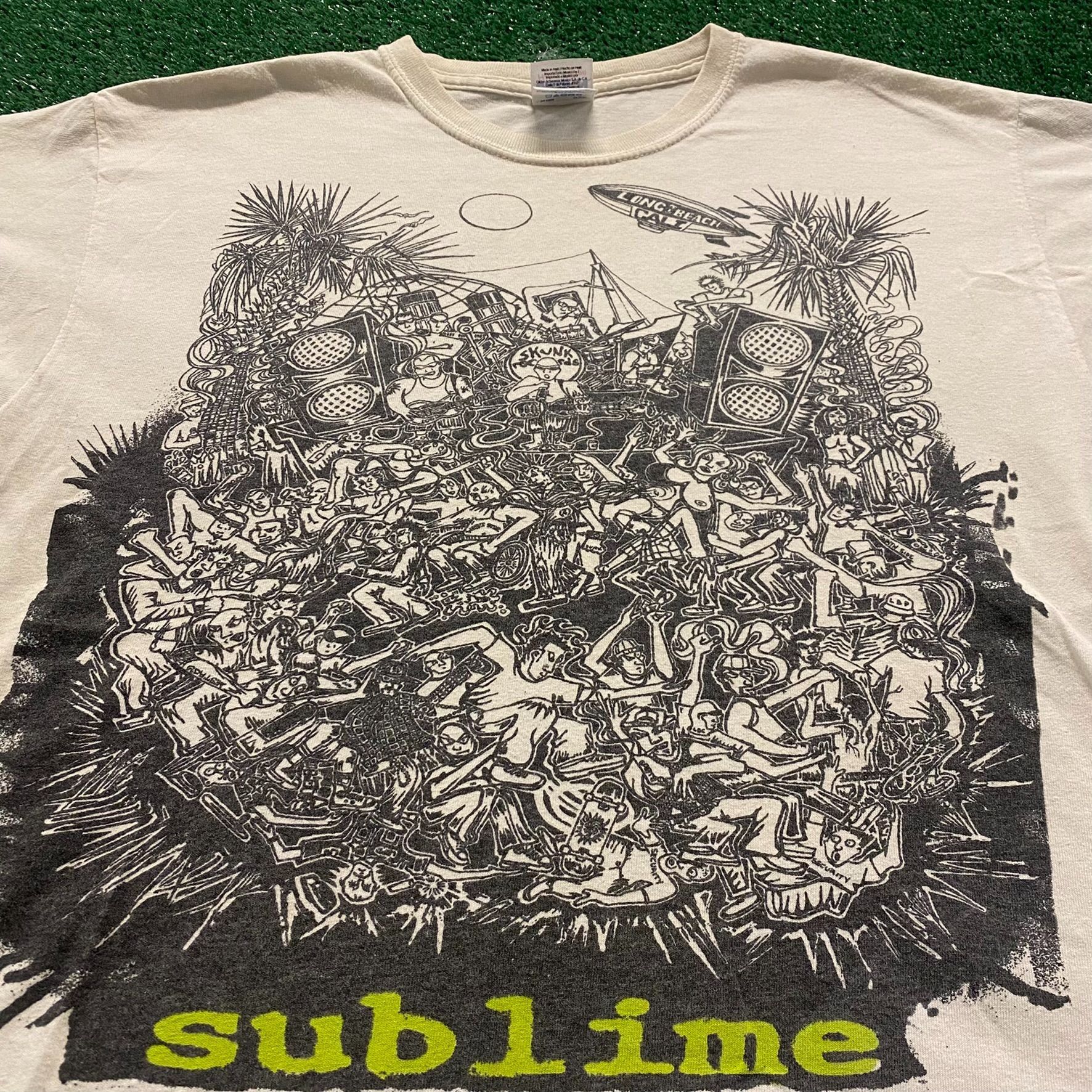 Band Tees Crazy Vintage 90s Sublime Mosh Pit Punk Band T-Shirt Size US M / EU 48-50 / 2 - 2 Thumbnail