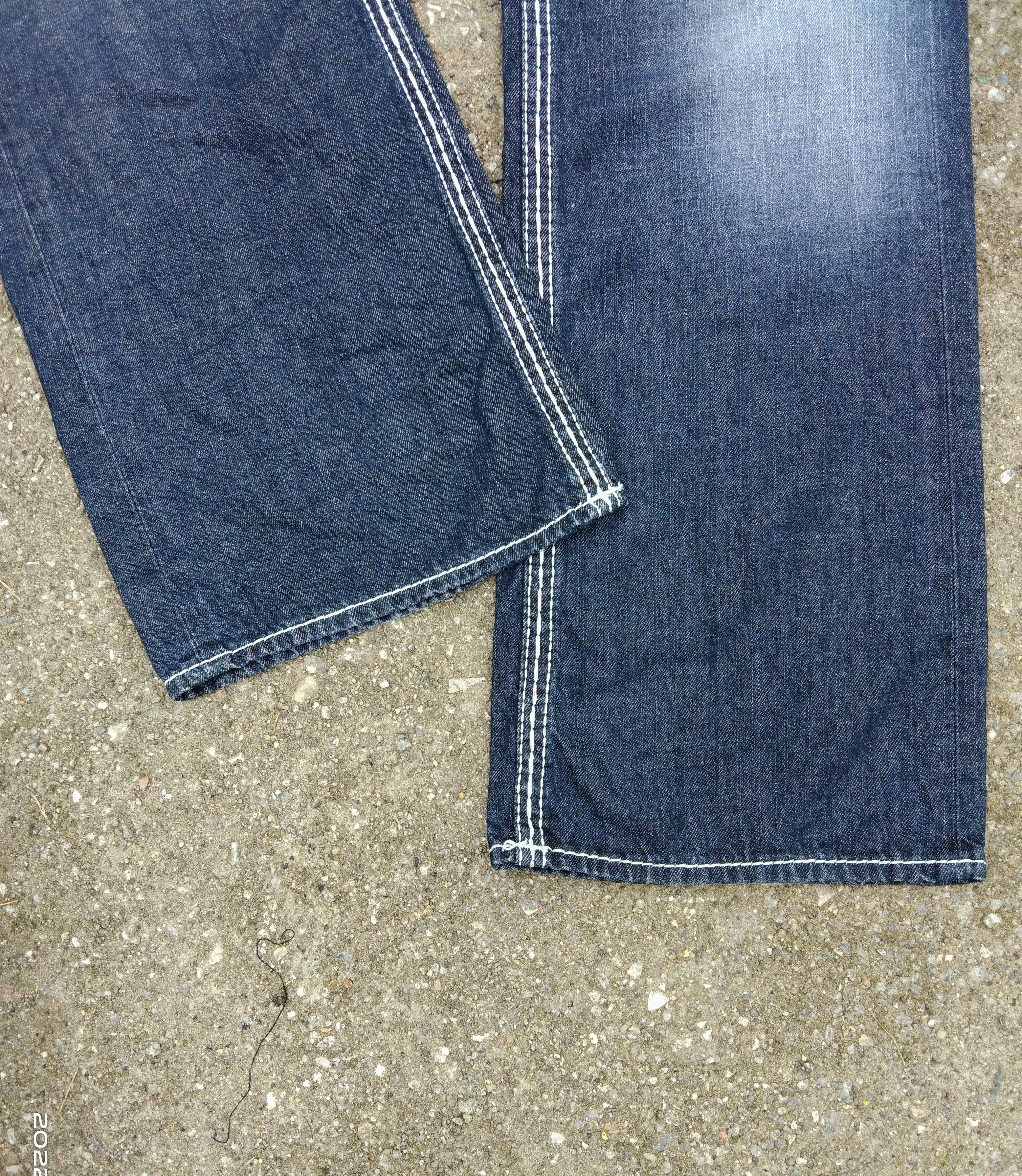 True Religion FLARED🔥VINTAGE 2000s T.RELIGION WASHED BLUE DENIM PANTS Size US 36 / EU 52 - 7 Thumbnail