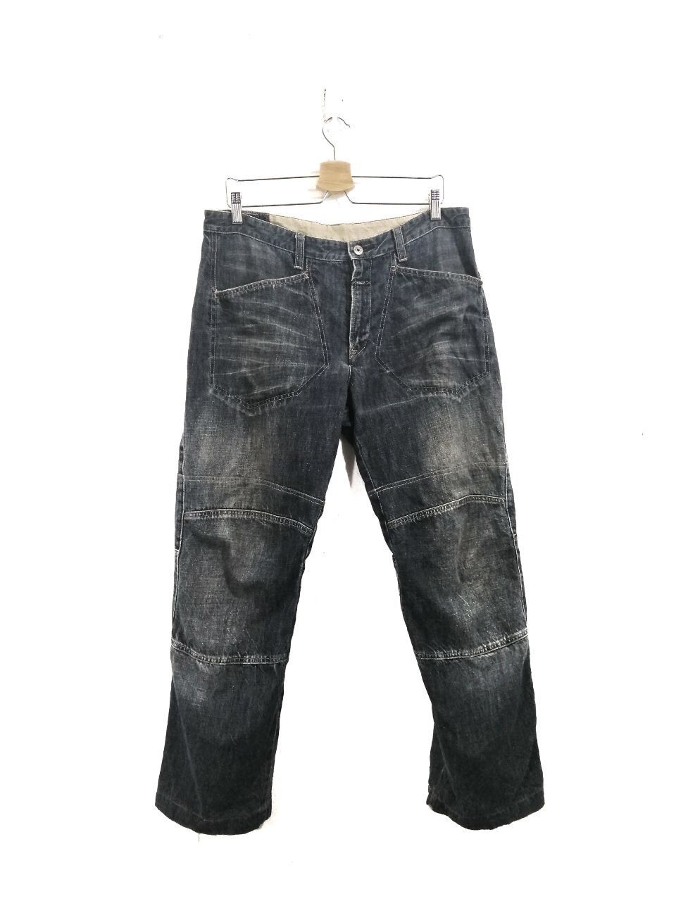 Marithe + Francois Girbaud Marithe Francois Girbaud Distressed Denim Design Size US 34 / EU 50 - 1 Thumbnail