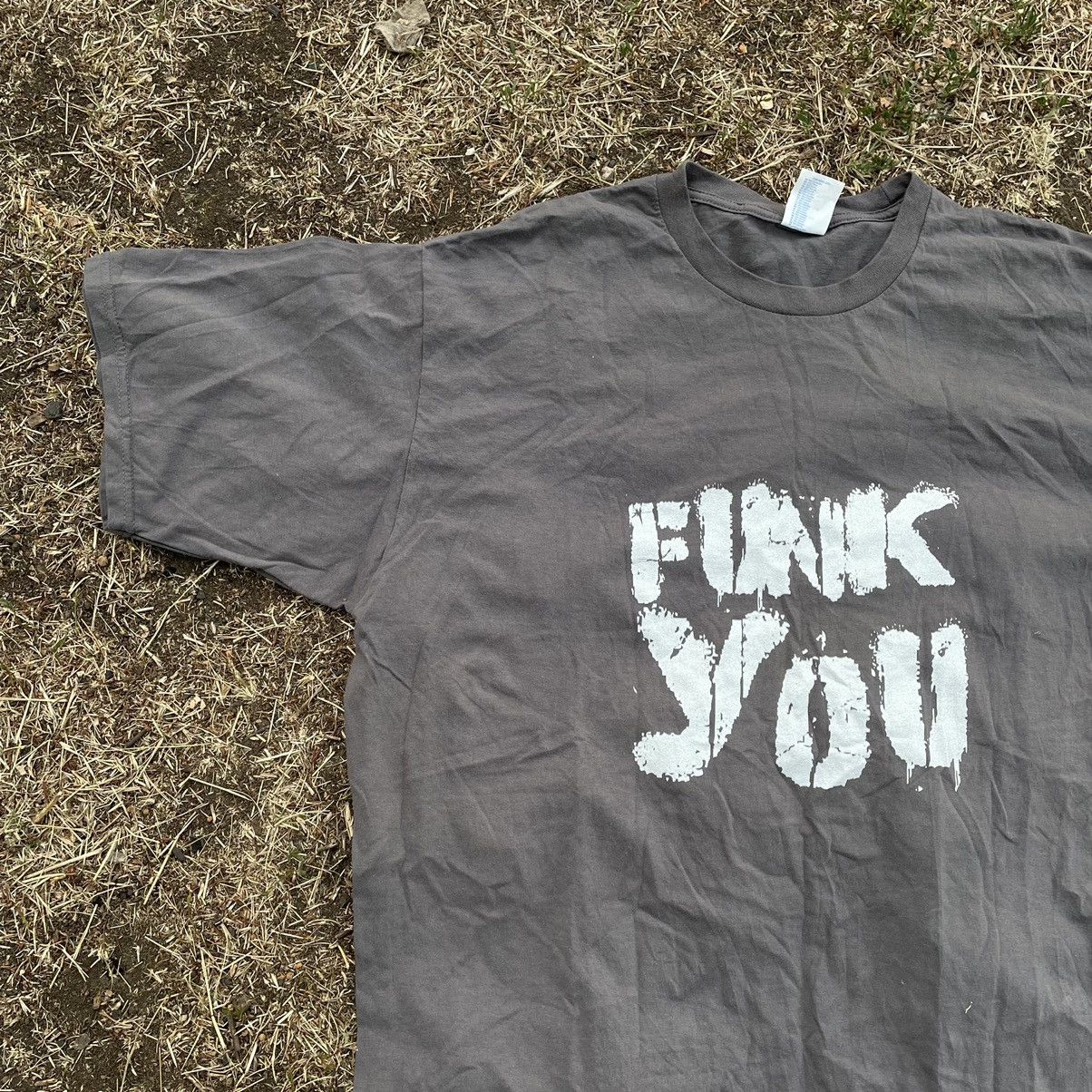 Vintage Vintage 90s Graphic Tee Punk Streetwear Sun Faded Tapered L Size US L / EU 52-54 / 3 - 2 Thumbnail