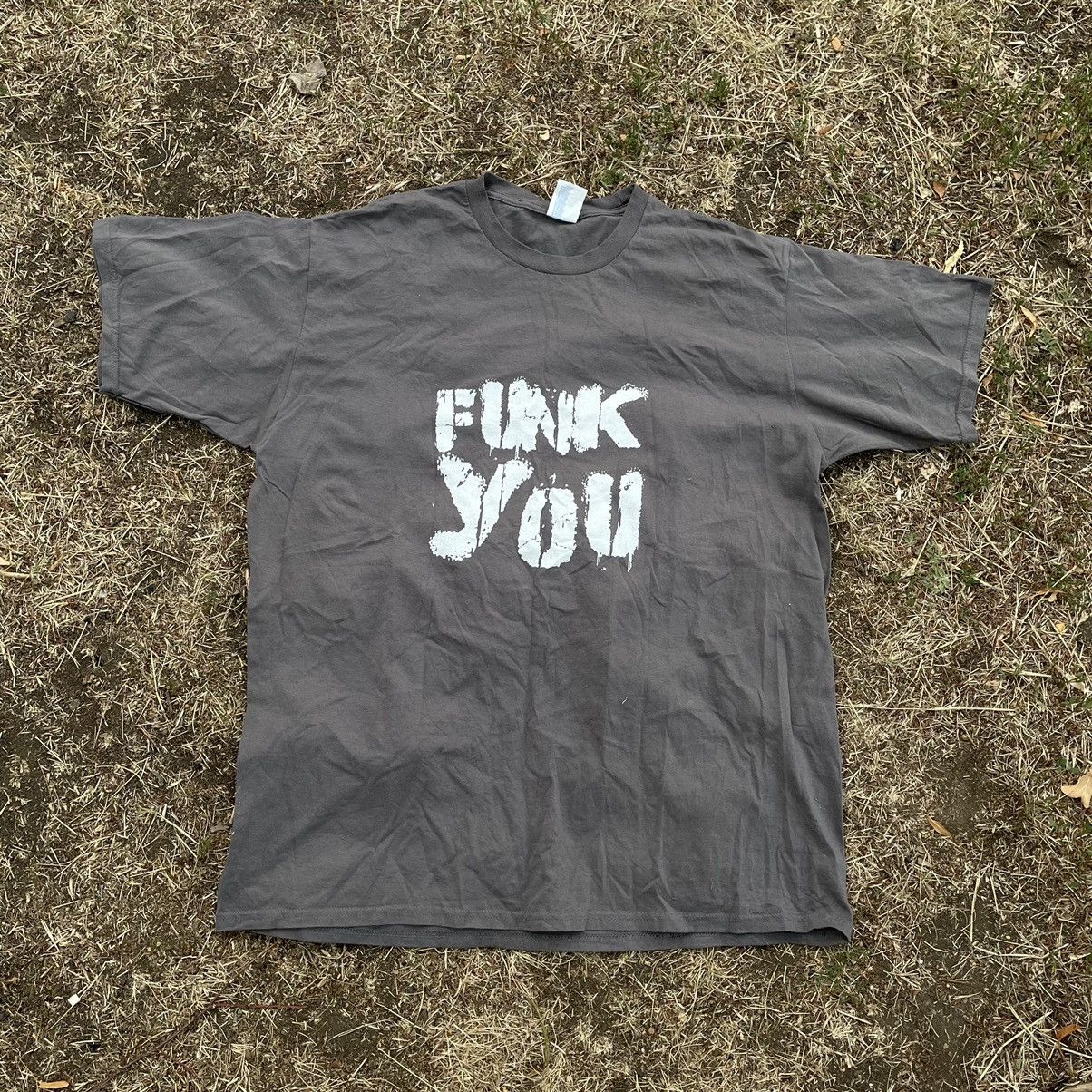 Vintage Vintage 90s Graphic Tee Punk Streetwear Sun Faded Tapered L Size US L / EU 52-54 / 3 - 1 Thumbnail
