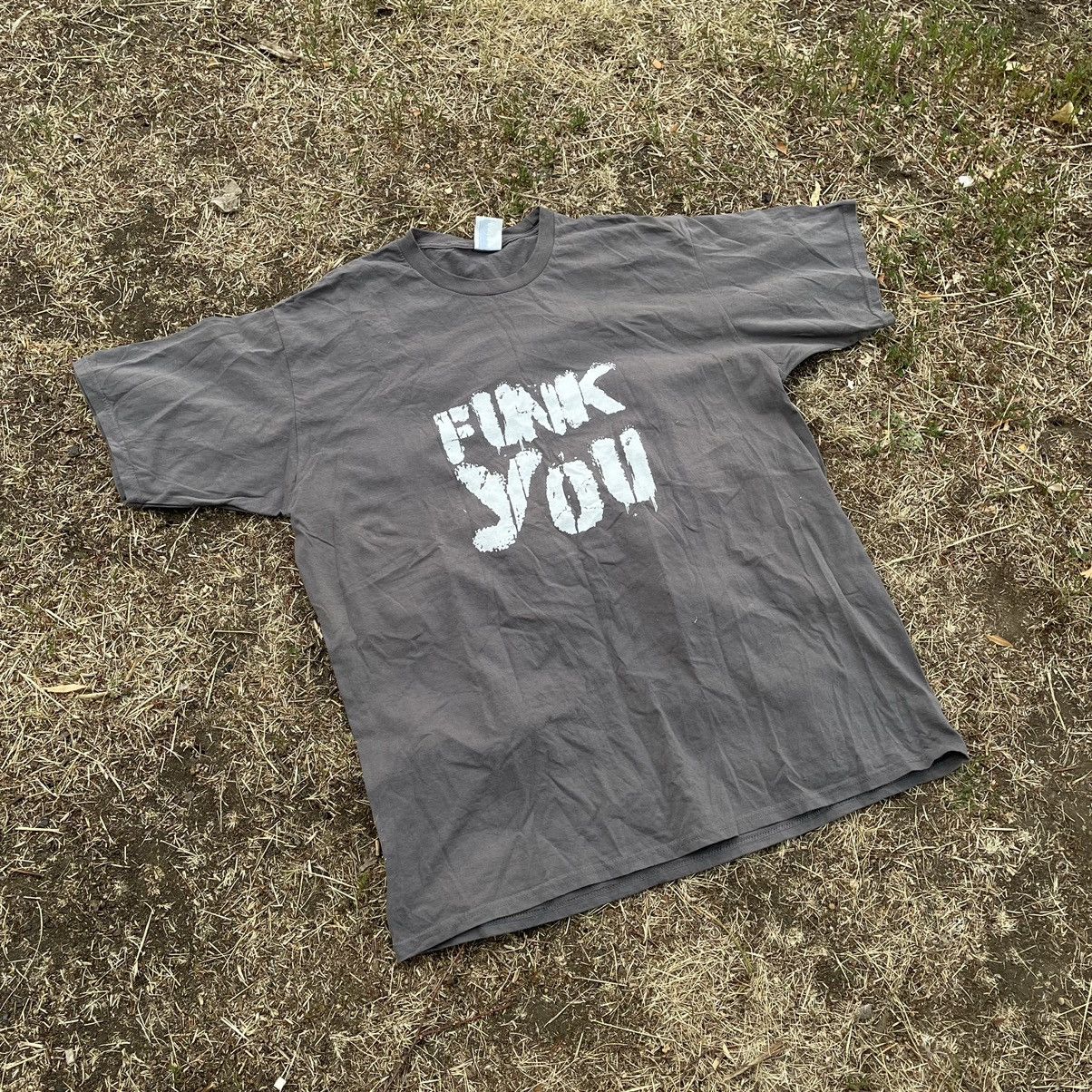 Vintage Vintage 90s Graphic Tee Punk Streetwear Sun Faded Tapered L Size US L / EU 52-54 / 3 - 4 Thumbnail