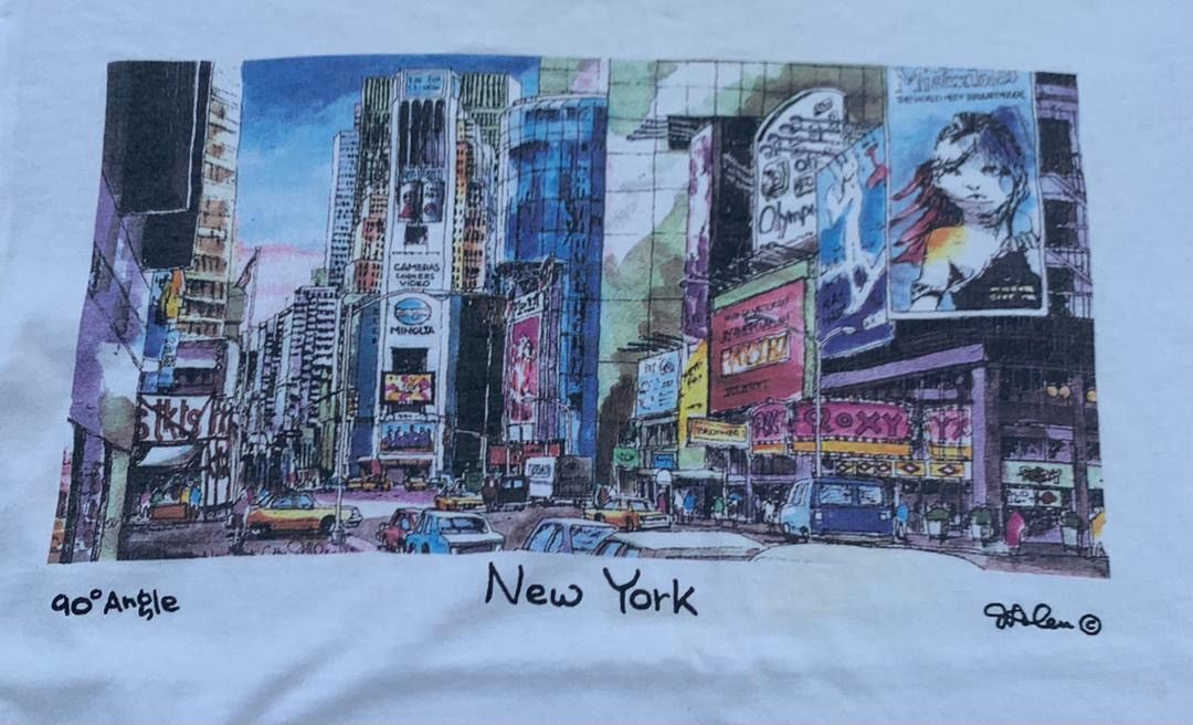 Fruit Of The Loom × Vintage Vintage New York Size US M / EU 48-50 / 2 - 2 Thumbnail