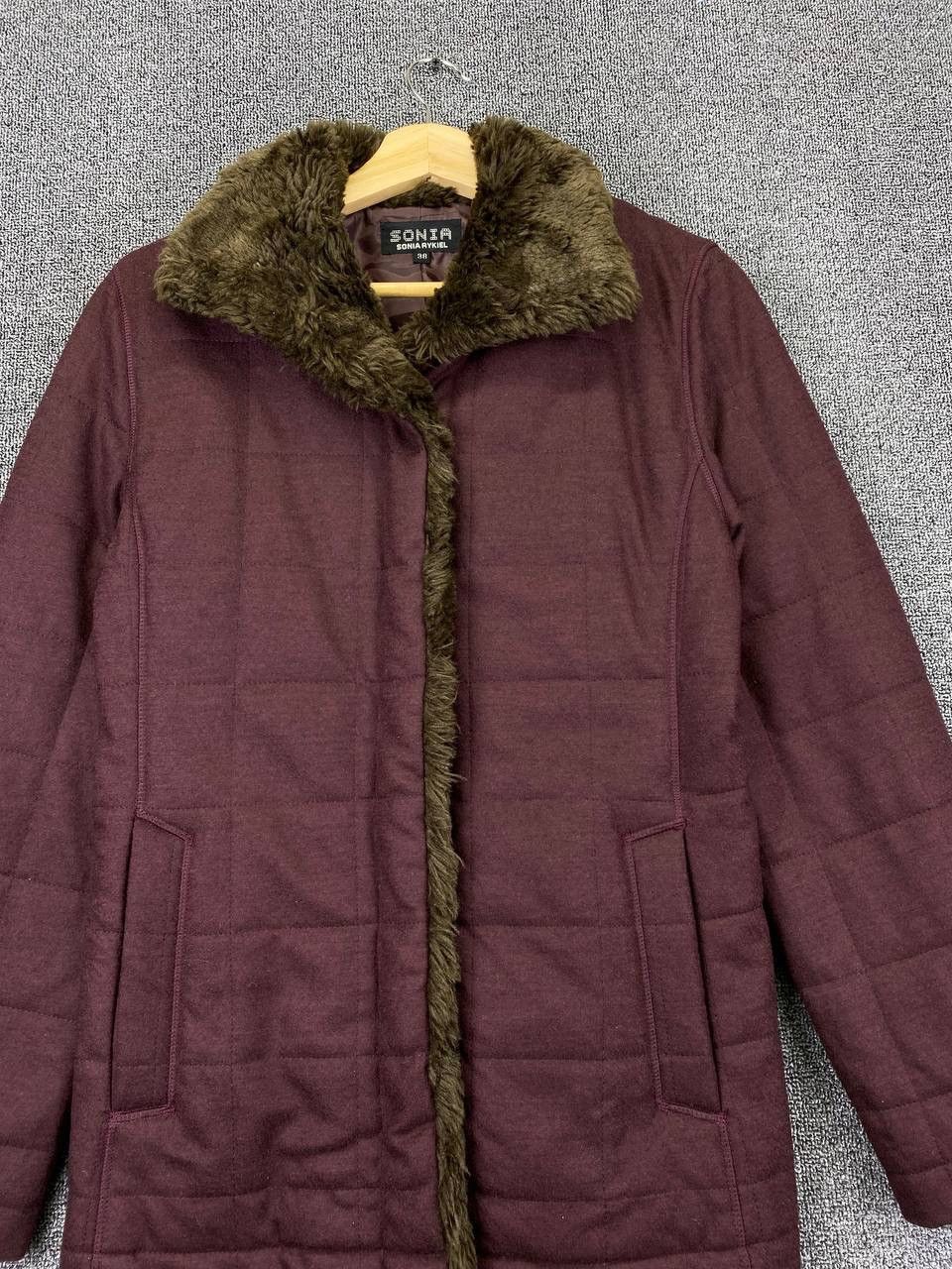 Sonia Rykiel Vintage Sonia Rykiel Faux Fur Quilted Jacket Size S / US 4 / IT 40 - 3 Thumbnail