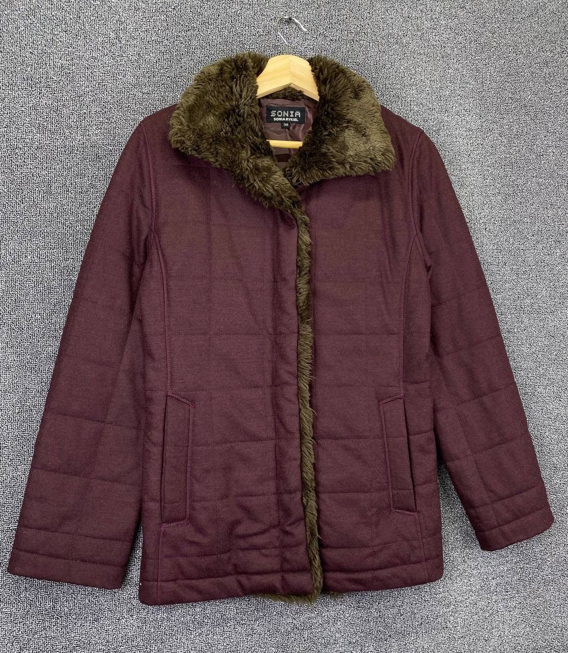 Sonia Rykiel Vintage Sonia Rykiel Faux Fur Quilted Jacket Size S / US 4 / IT 40 - 2 Thumbnail