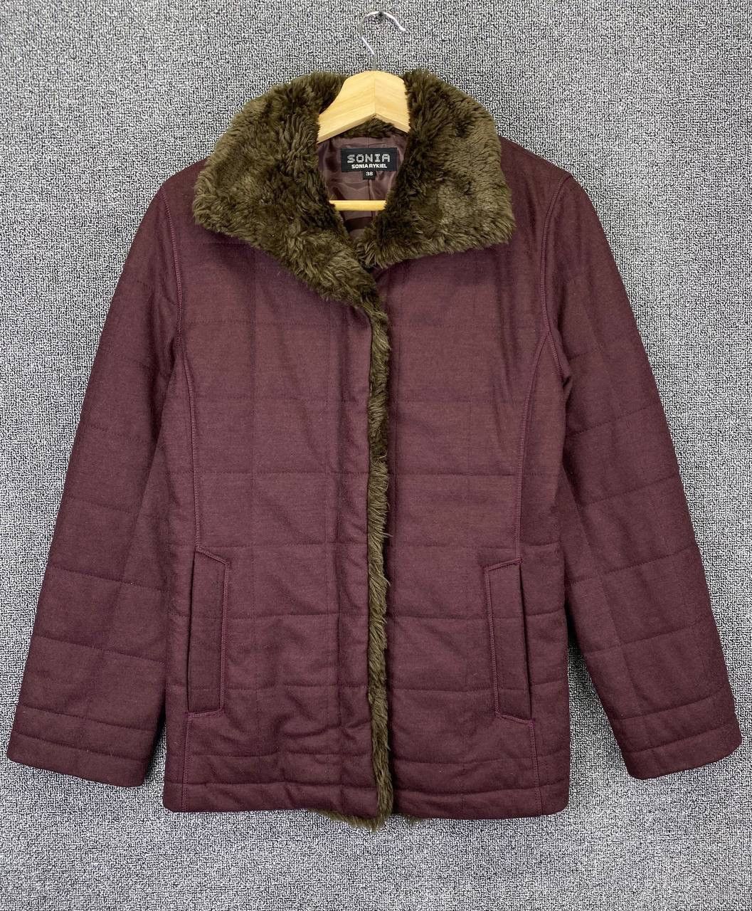 Sonia Rykiel Vintage Sonia Rykiel Faux Fur Quilted Jacket Size S / US 4 / IT 40 - 1 Thumbnail