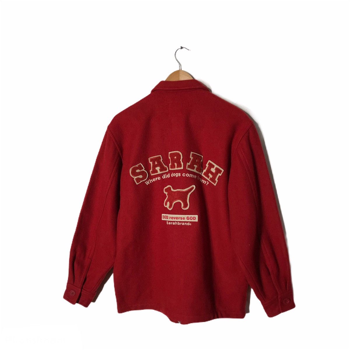 Japanese Brand 🔥90’s VINTAGE WOOL BOMBER JACKET LOGO SARAH ISSEY MIYAKE Size US M / EU 48-50 / 2 - 1 Thumbnail