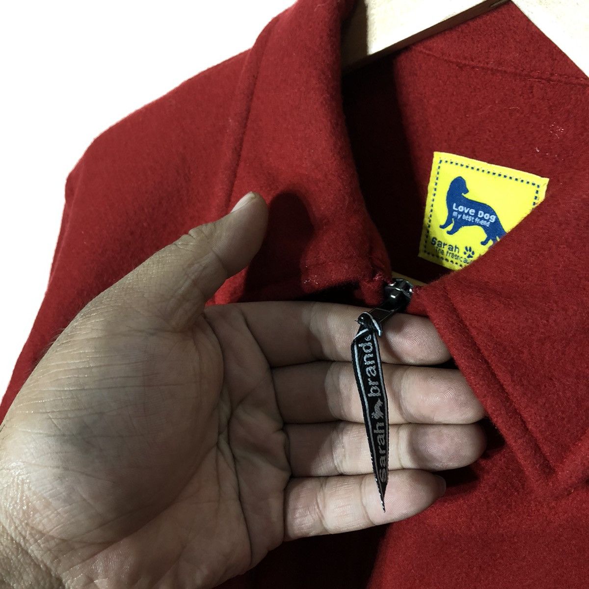 Japanese Brand 🔥90’s VINTAGE WOOL BOMBER JACKET LOGO SARAH ISSEY MIYAKE Size US M / EU 48-50 / 2 - 7 Thumbnail