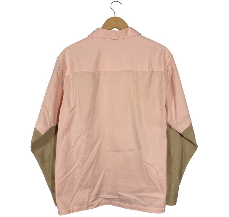 Supreme 2-Tone Work Shirt Pink Mサイズ