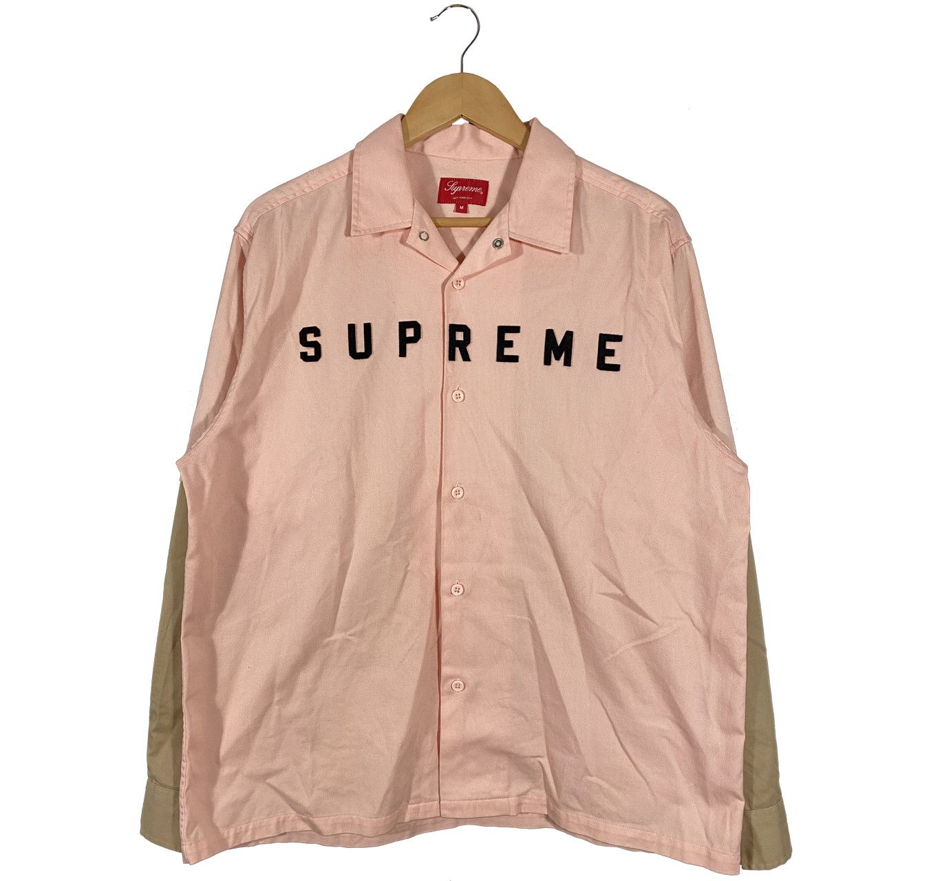 Supreme Supreme FW20 2-Tone Work Shirt Pink | Grailed