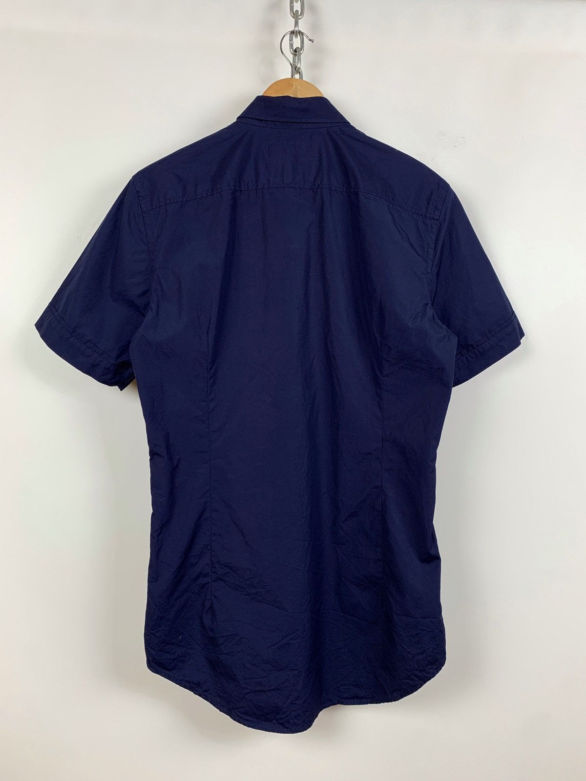 Vivienne Westwood Vivienne Westwood Navy Blue Button Up Short Sleeve Shirt Size US M / EU 48-50 / 2 - 7 Thumbnail