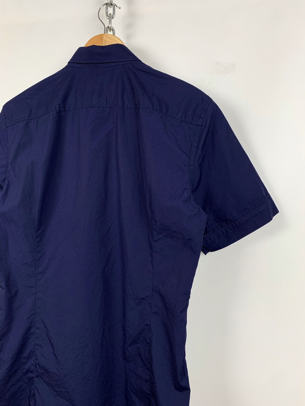 Vivienne Westwood Vivienne Westwood Navy Blue Button Up Short Sleeve Shirt Size US M / EU 48-50 / 2 - 9 Thumbnail