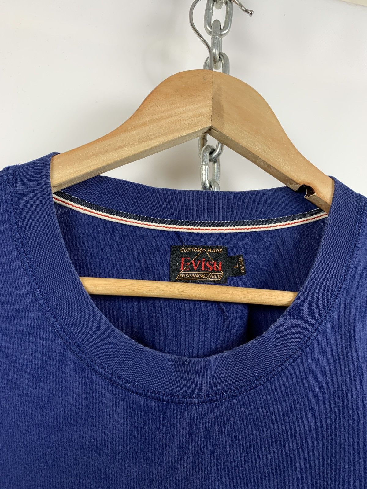 Evisu Vintage Evisu Navy Blue T-Shirt Size US M / EU 48-50 / 2 - 16 Thumbnail