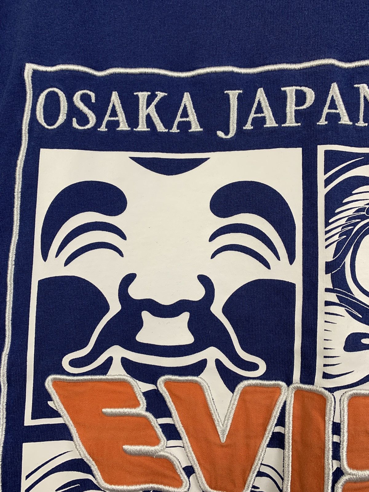 Evisu Vintage Evisu Navy Blue T-Shirt Size US M / EU 48-50 / 2 - 7 Thumbnail