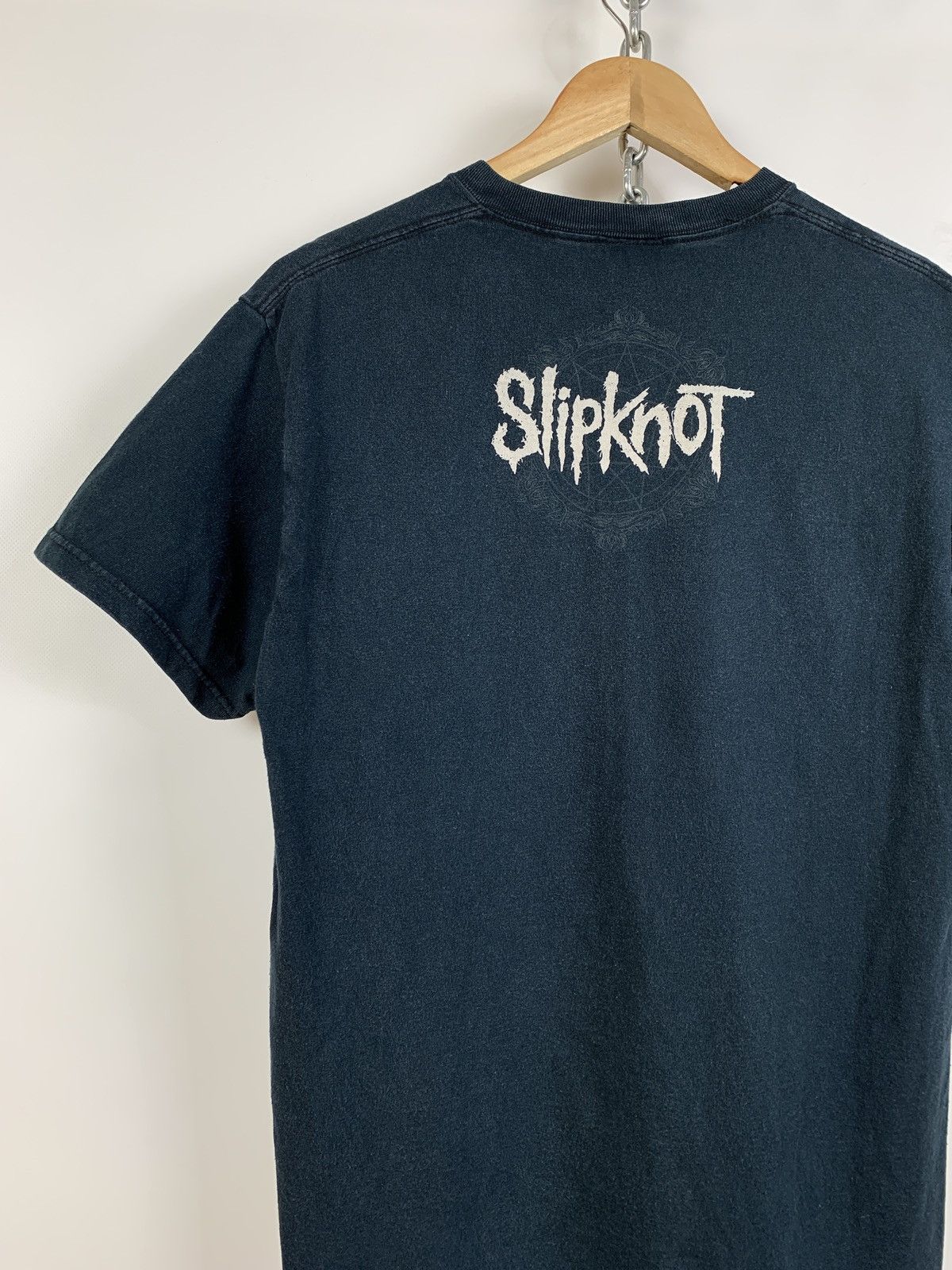 Band Tees 00s Vintage Slipknot Faded Black Band T-Shirt Size US M / EU 48-50 / 2 - 9 Thumbnail